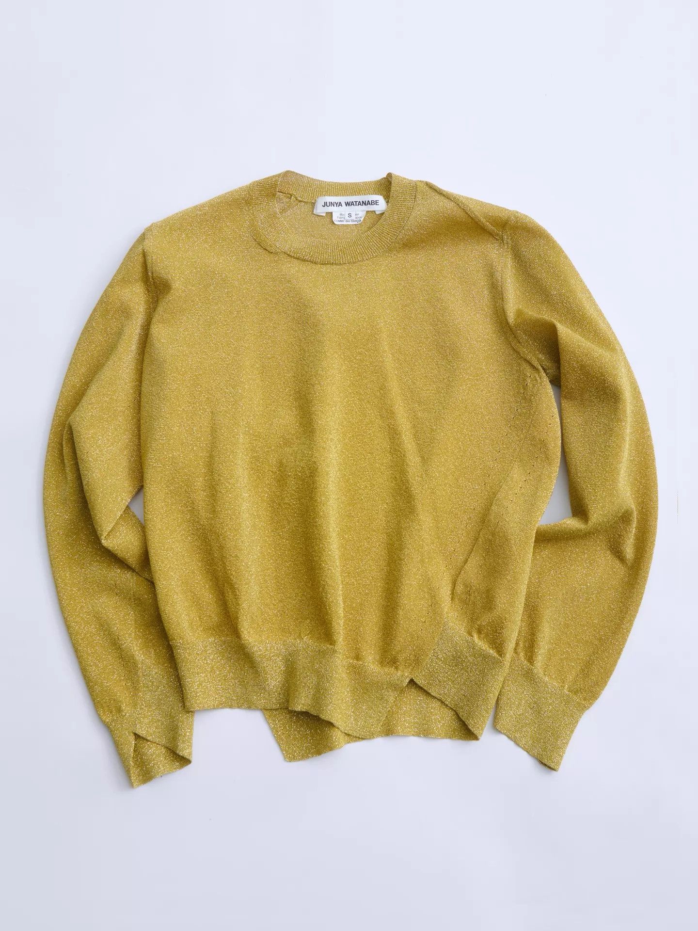 Junya Watanabe JUNYA WATANABE Metal Knit Asymmetric Matte Gold Top Size S / US 4 / IT 40 - 7 Thumbnail