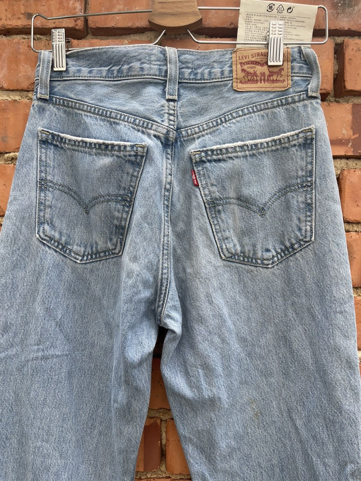Levi's Vintage Levi’s Waterless Denim Jeans Size US 28 / EU 44 - 8 Thumbnail