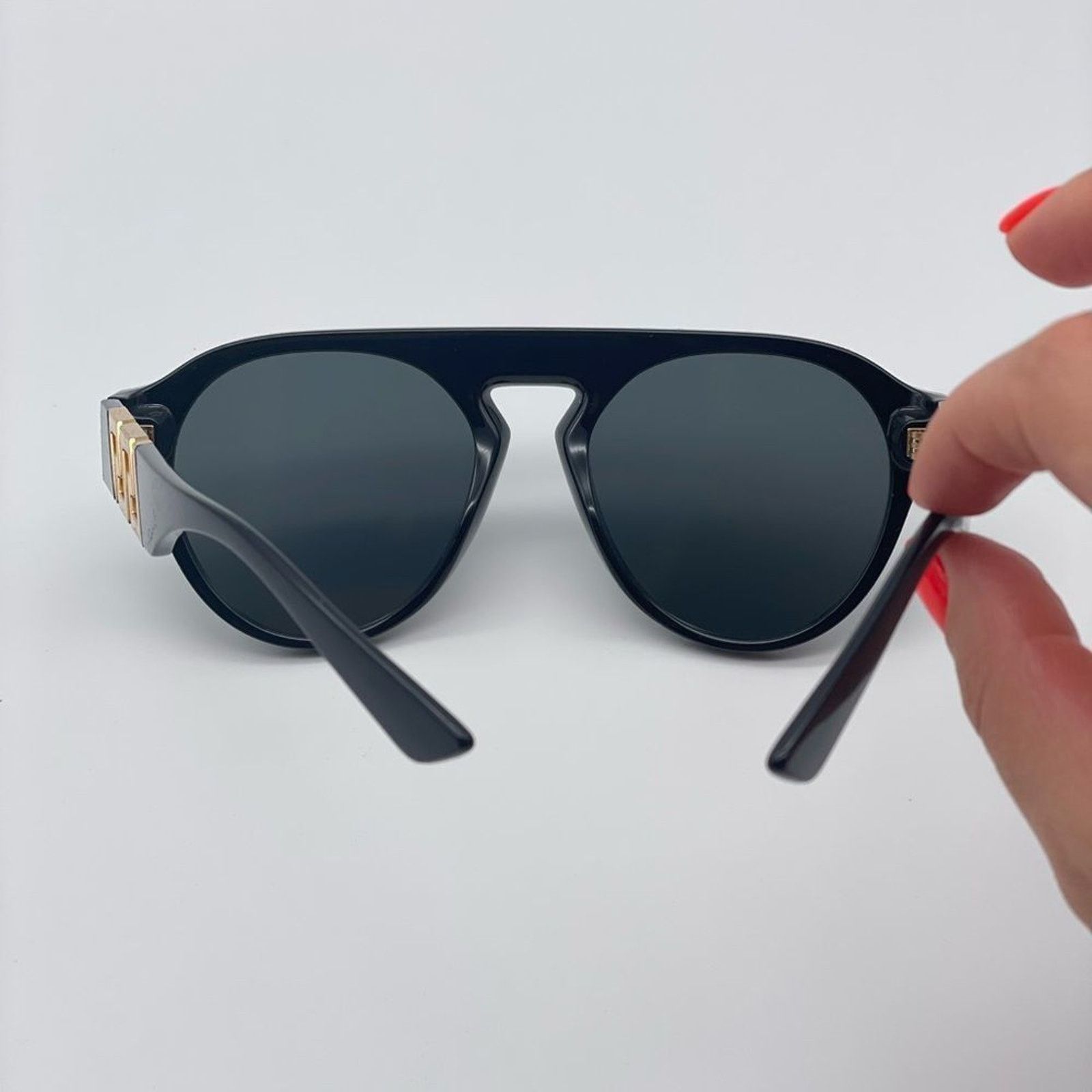 Versace NEW VERSACE Sunglasses VE4420 GB1/87 Black/Dark Grey 