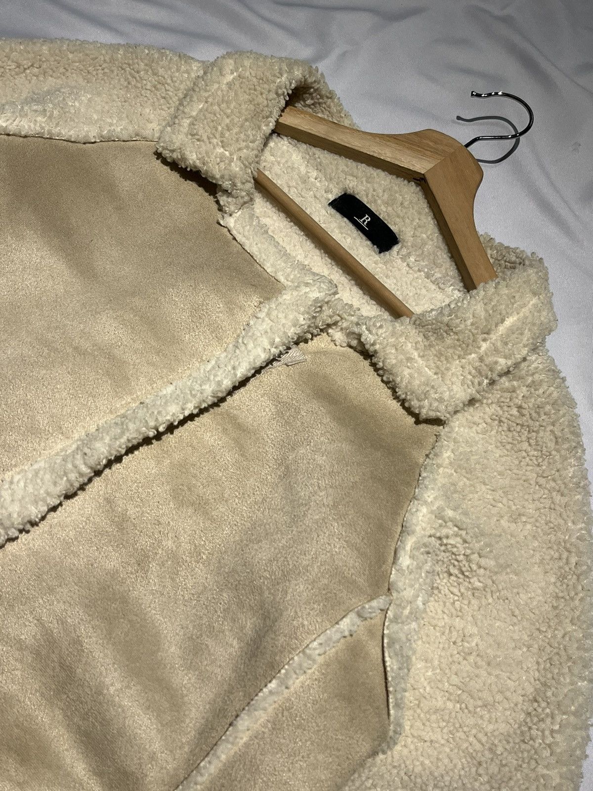 Japanese Brand R. Sherpa Fleece Jacket Cropped Women Size M / US 6-8 / IT 42-44 - 5 Thumbnail