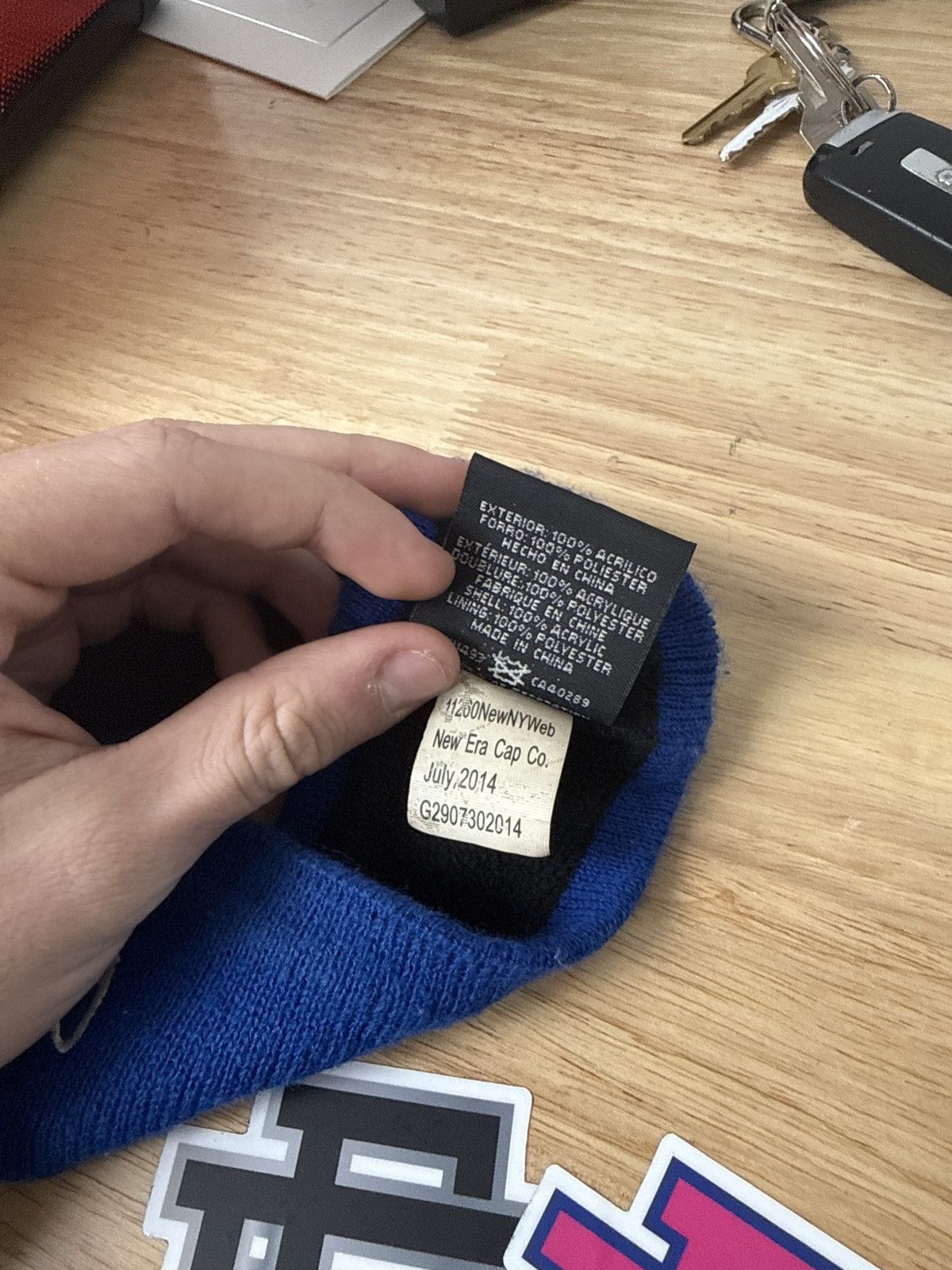 Supreme Supreme New Era Blue Sweatband Size ONE SIZE - 3 Thumbnail