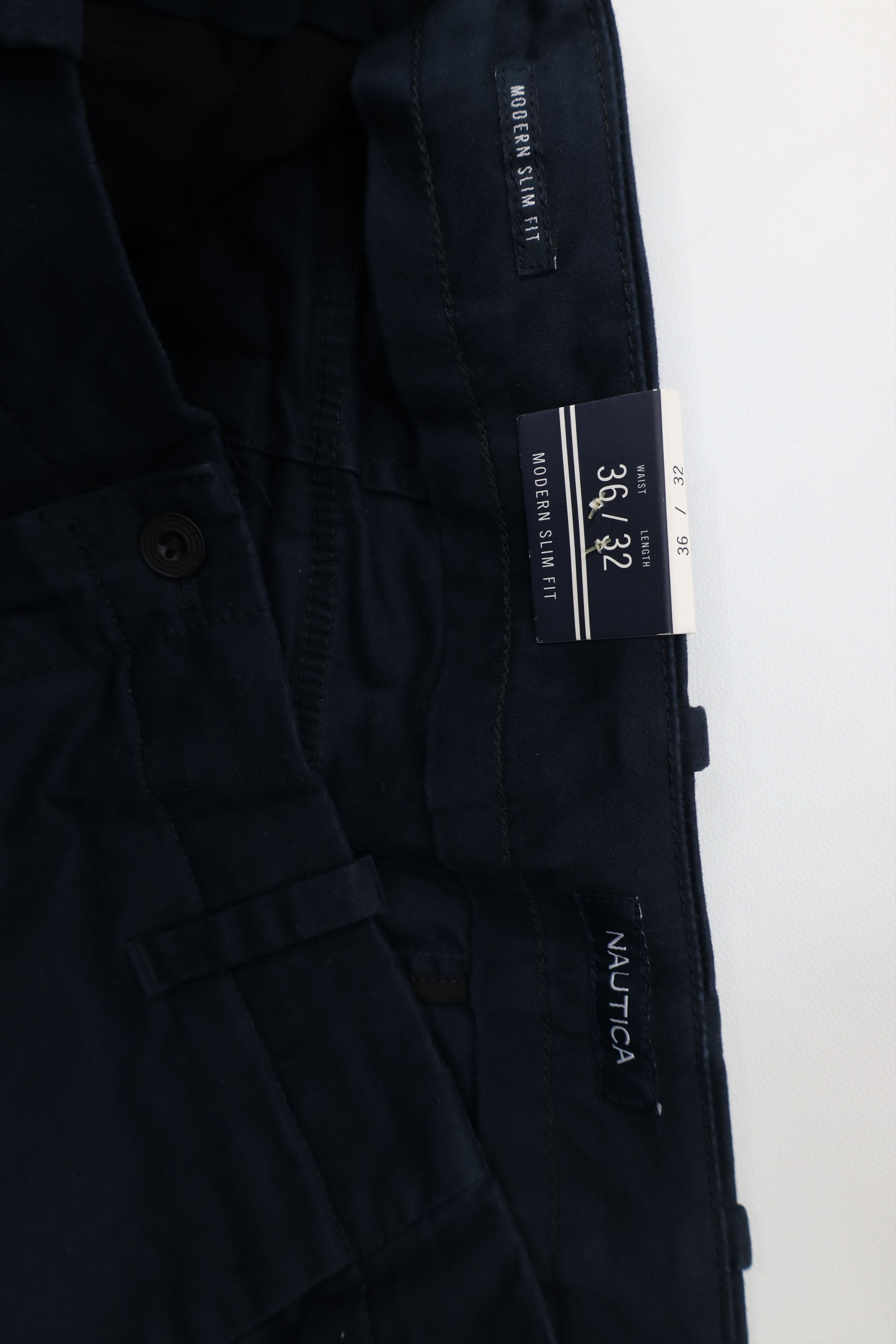 Nautica Deadstock Vintage Y2K Nautica Surplus Cargo Pants Navy Blue Size US 36 / EU 52 - 6 Thumbnail