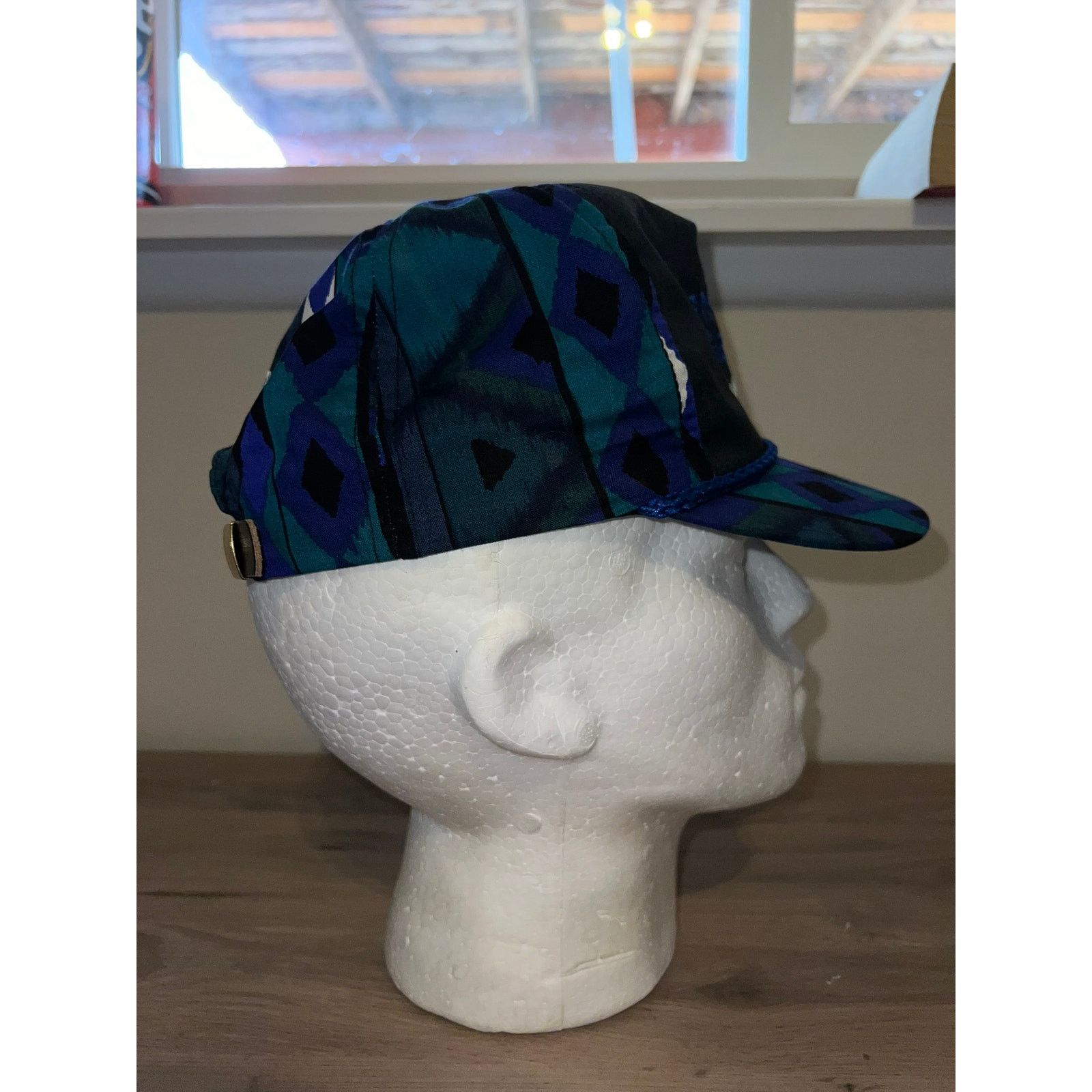 Vintage Vintage Ken Caryl Glass The Innovators Blue Hat Design VTG Size ONE SIZE - 7 Thumbnail