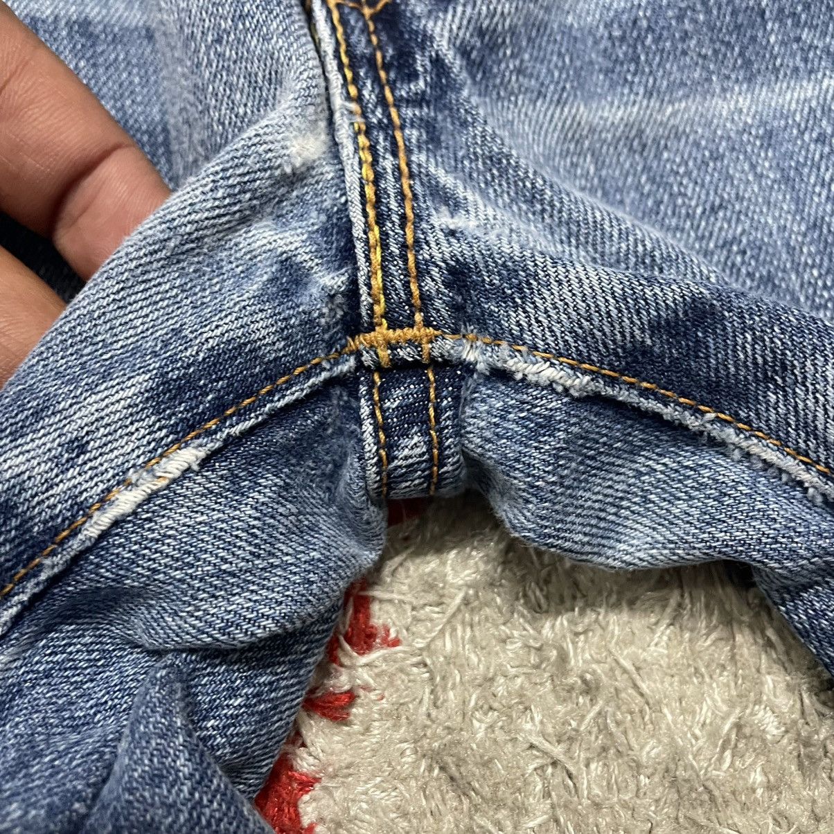 Levi's Vintage Clothing 🔥Vintage Levis 513 Stoned Washed Distress Denim Jeans Size US 32 / EU 48 - 10 Thumbnail