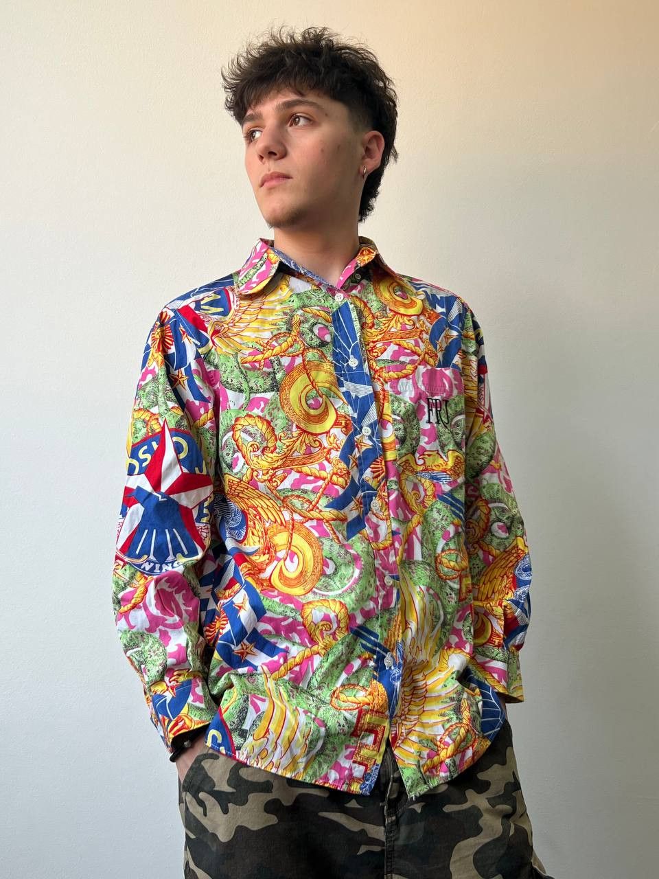 Gianfranco Ferre JPG style overprinted Gianfranco Ferre shirt Size US S / EU 44-46 / 1 - 2 Thumbnail