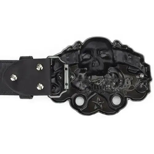 Japanese Brand Skull Buckle Belt Size ONE SIZE - 6 Thumbnail