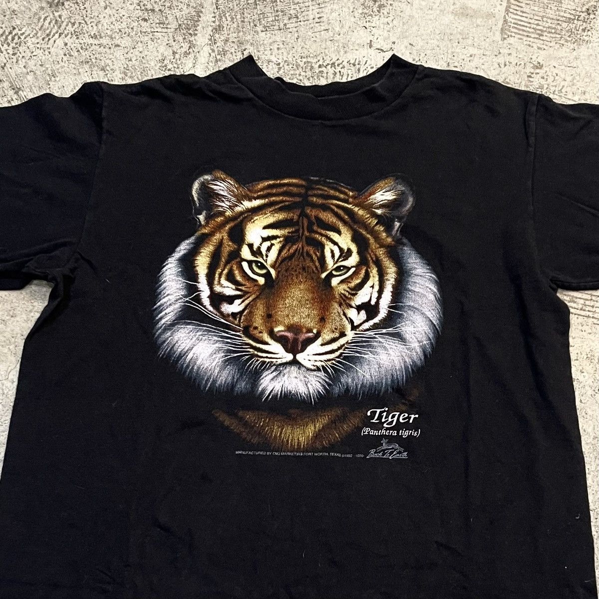 Vintage VINTAGE TIGER ANIMAL NATURE TEE! Size US L / EU 52-54 / 3 - 3 Thumbnail