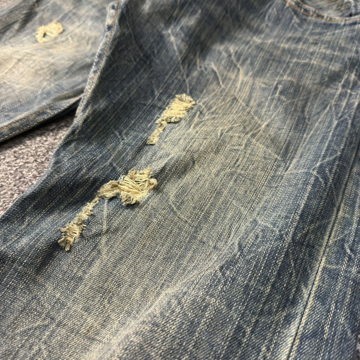 14th Addiction 🔥🇯🇵 Japanese Distressed Root Lot5 Clawmark Denim W30 y2k Size US 32 / EU 48 - 6 Thumbnail