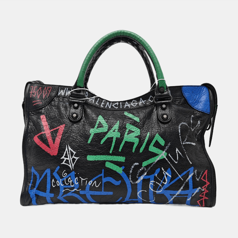 Balenciaga Classic City Medium Lambskin Studded Shoulder Bag, Women's — image 5 of 6