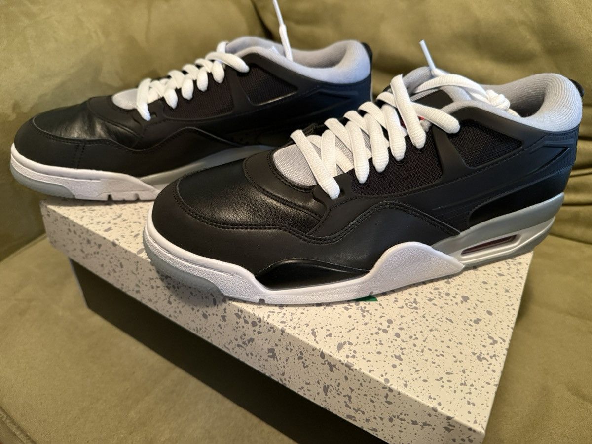Jordan Brand Nike Air Jordan 4 Retro low RM PRM Black Metallic NEW OG Box Size US 10 / EU 43 - 1 Thumbnail