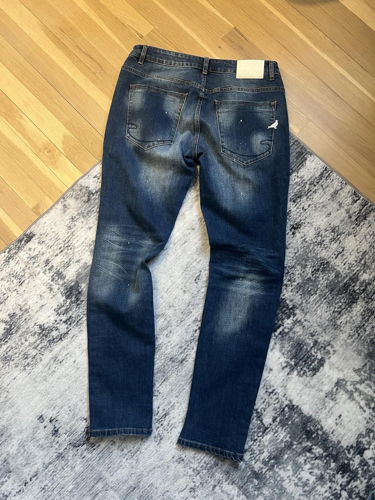 Staple Staple Pigeon Mens Embroidered Patch Denim Jeans Size 32x32 Size US 32 / EU 48 - 3 Thumbnail
