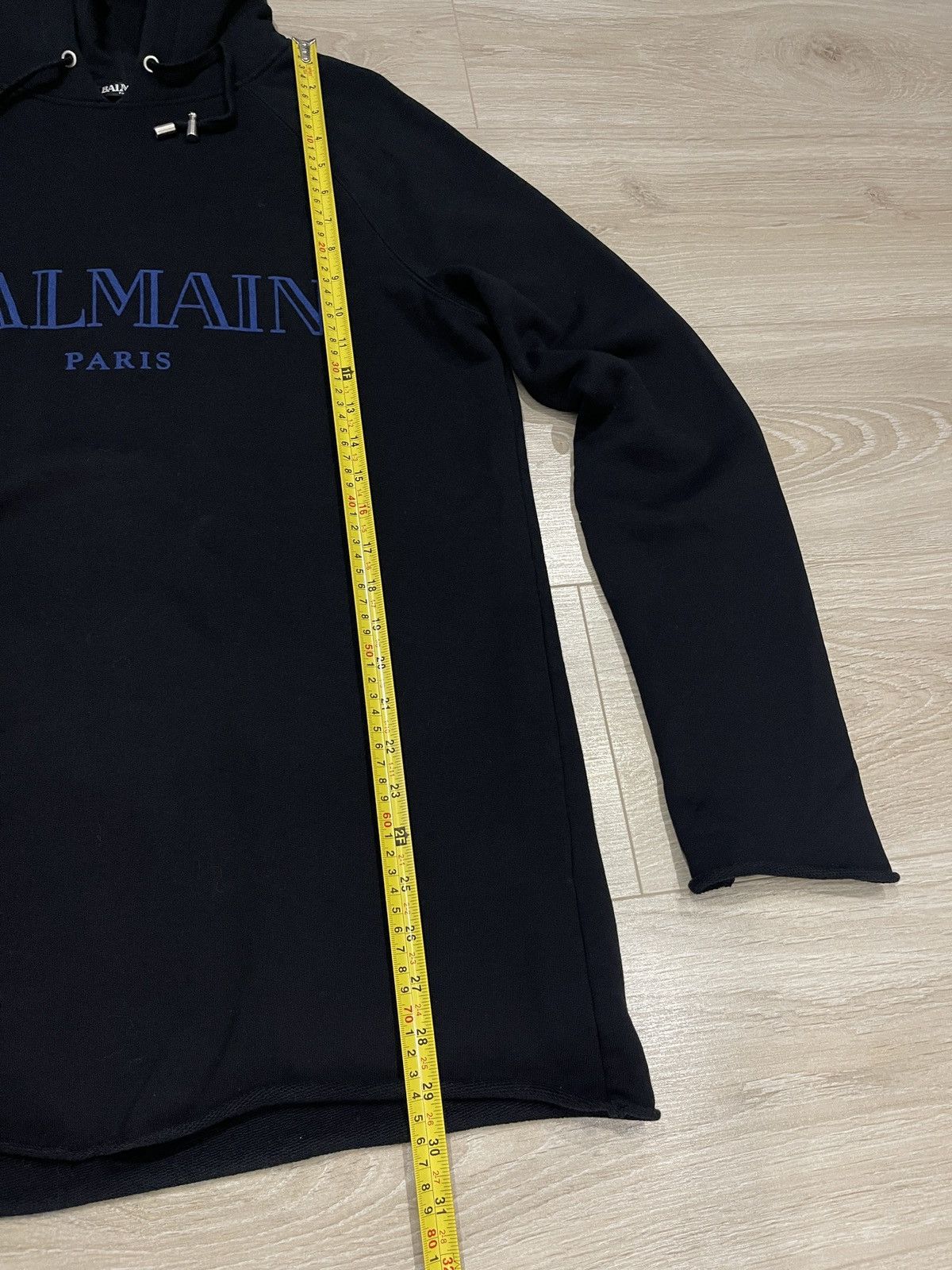 Balmain Balmain black hoodie sweatshirt big logo S Size US S / EU 44-46 / 1 - 15 Thumbnail