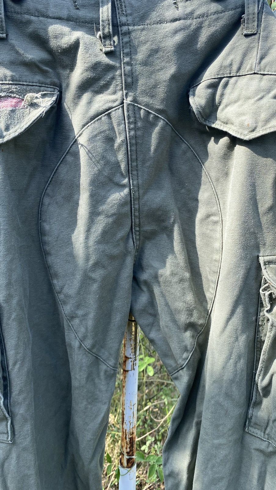 Japanese Brand Distressed TROUSER SHELL FIELD M-1951 Cargo Pants Size US 35 - 14 Thumbnail