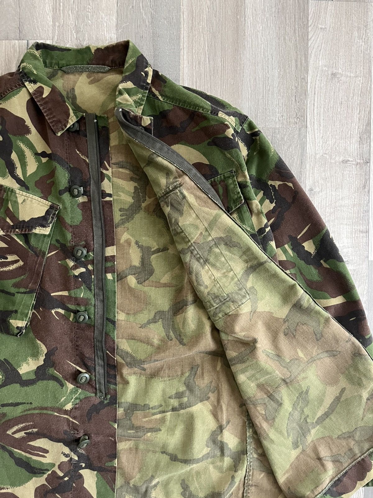 Other Vintage British DPM Woodland Camo Jacket Size US L / EU 52-54 / 3 - 6 Thumbnail