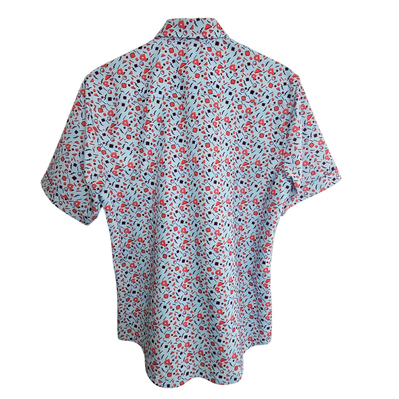 Paige PSI International Shirt Blue All Over Print Short Sleeve S Size US S / EU 44-46 / 1 - 9 Thumbnail
