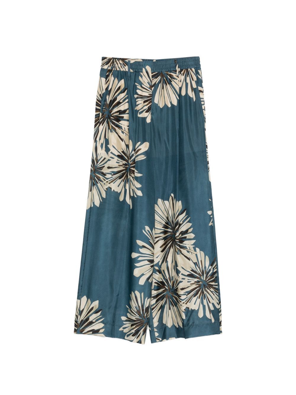 Brunello Cucinelli PRINTED SILK TROUSERS Size 27" / US 4 / IT 40 - 1 Thumbnail