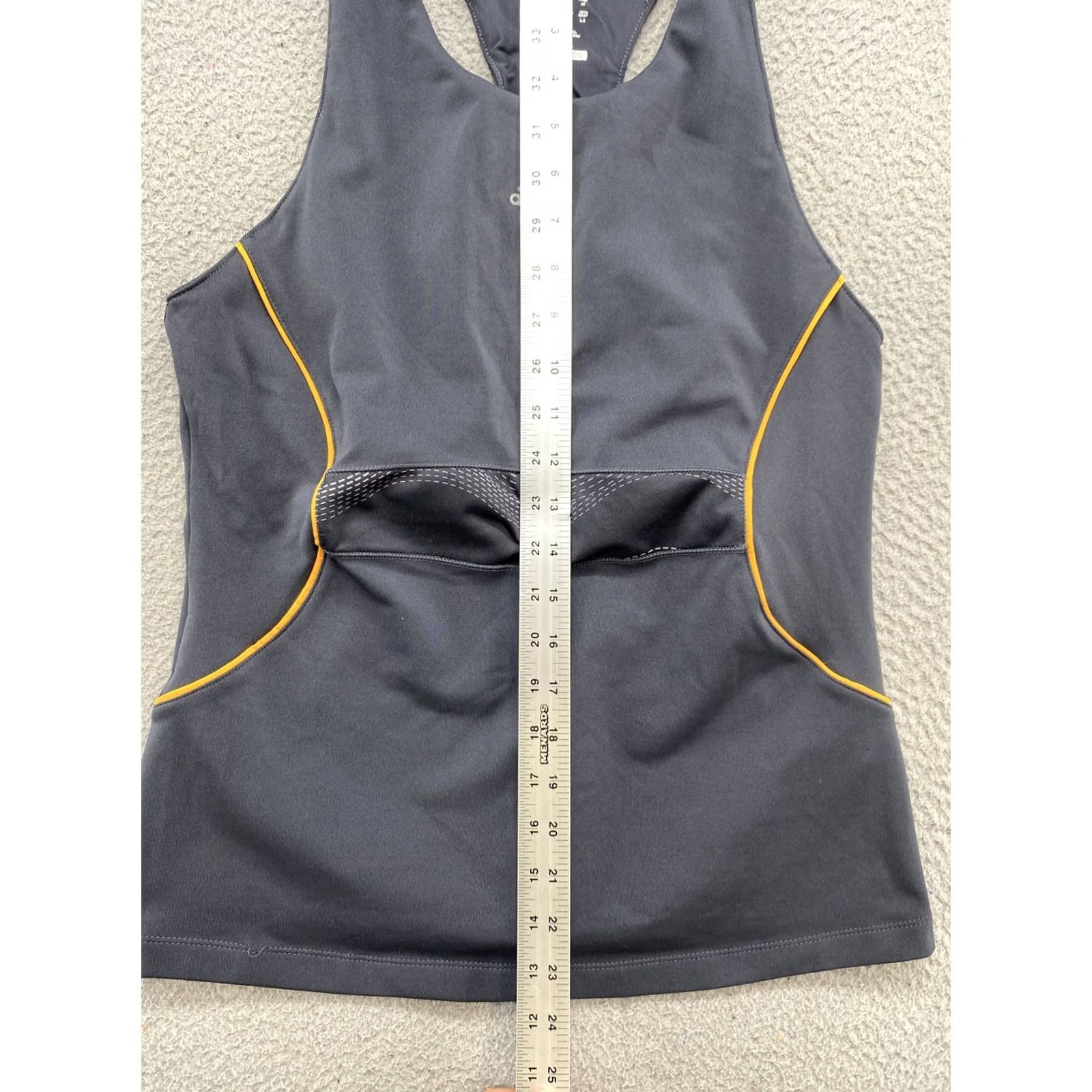 Adidas Adidas CLIMA365 Gray Tank Top Women Large Athletic Sleeveless Racerback Shirt Polo Size L / US 10 / IT 46 - 7 Thumbnail