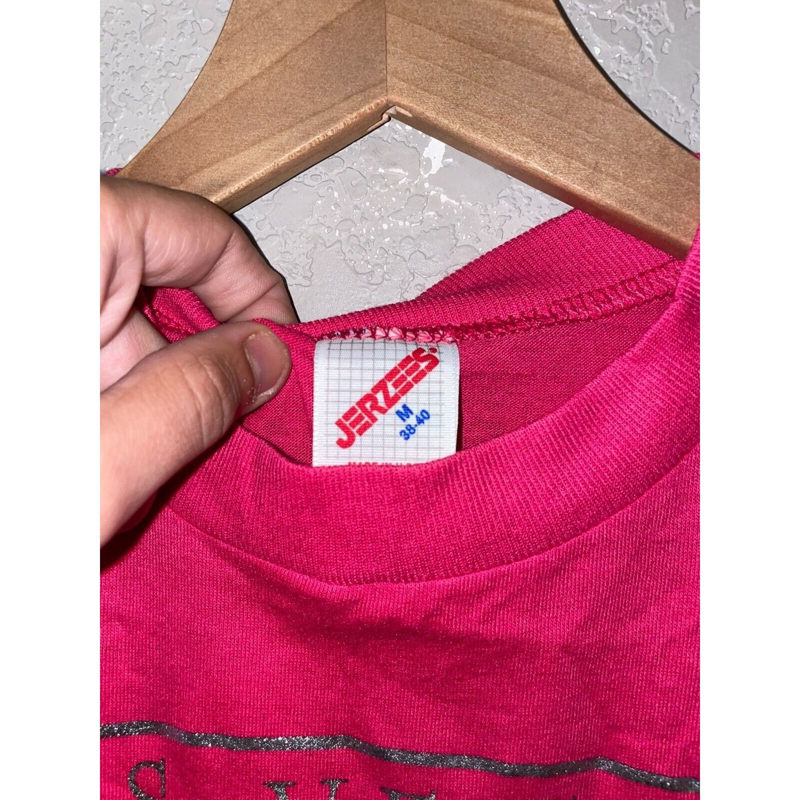 Jerzees Vintage Las Vegas Shirt Lake Tahoe Ski Test Print Tee 80s M Size US M / EU 48-50 / 2 - 7 Thumbnail