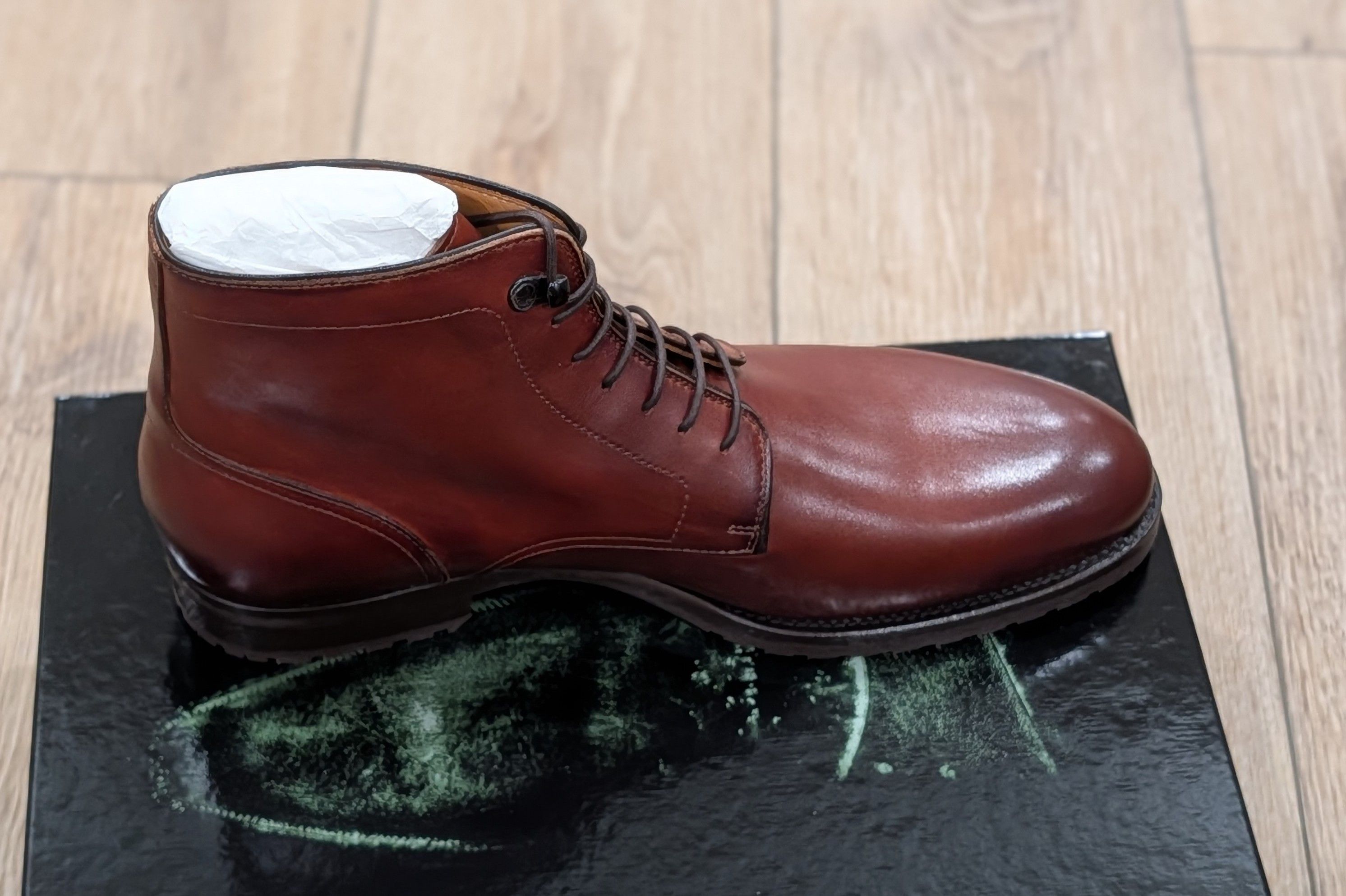 Magnanni Magnanni "Kam II" Lace Up Leather Boots Tobacco Cognac US 10 Size US 10 / EU 43 - 3 Thumbnail