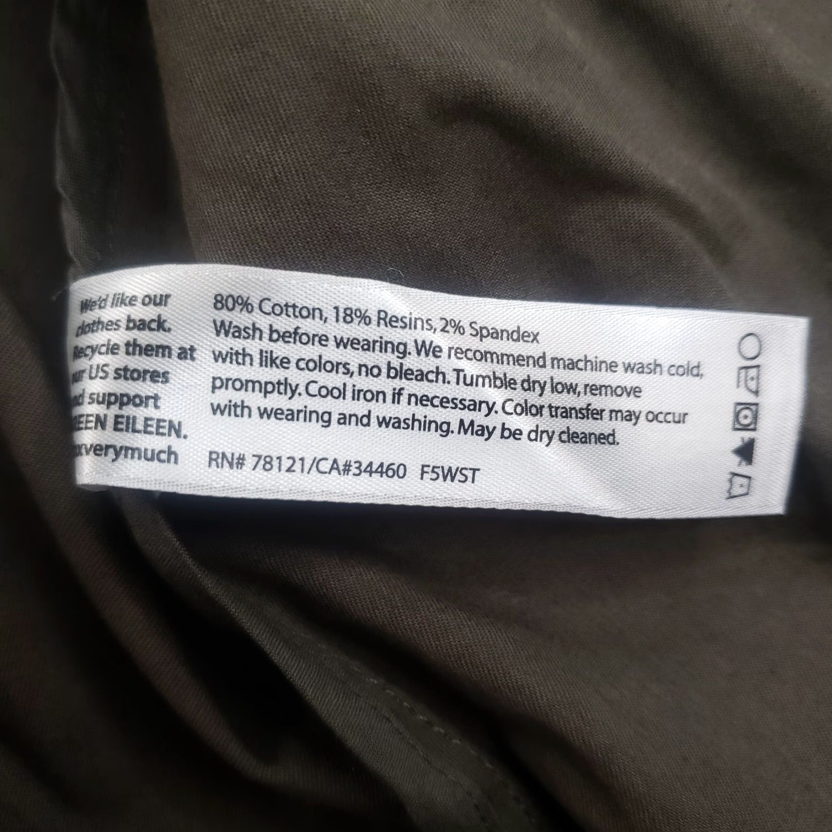 Eileen Fisher Eileen Fisher Jacket Women 2X Green Full Zip Lightweight Stretch Sheen Business Casual Travel Size XXL / US 16-18 / IT 52-54 - 7 Thumbnail