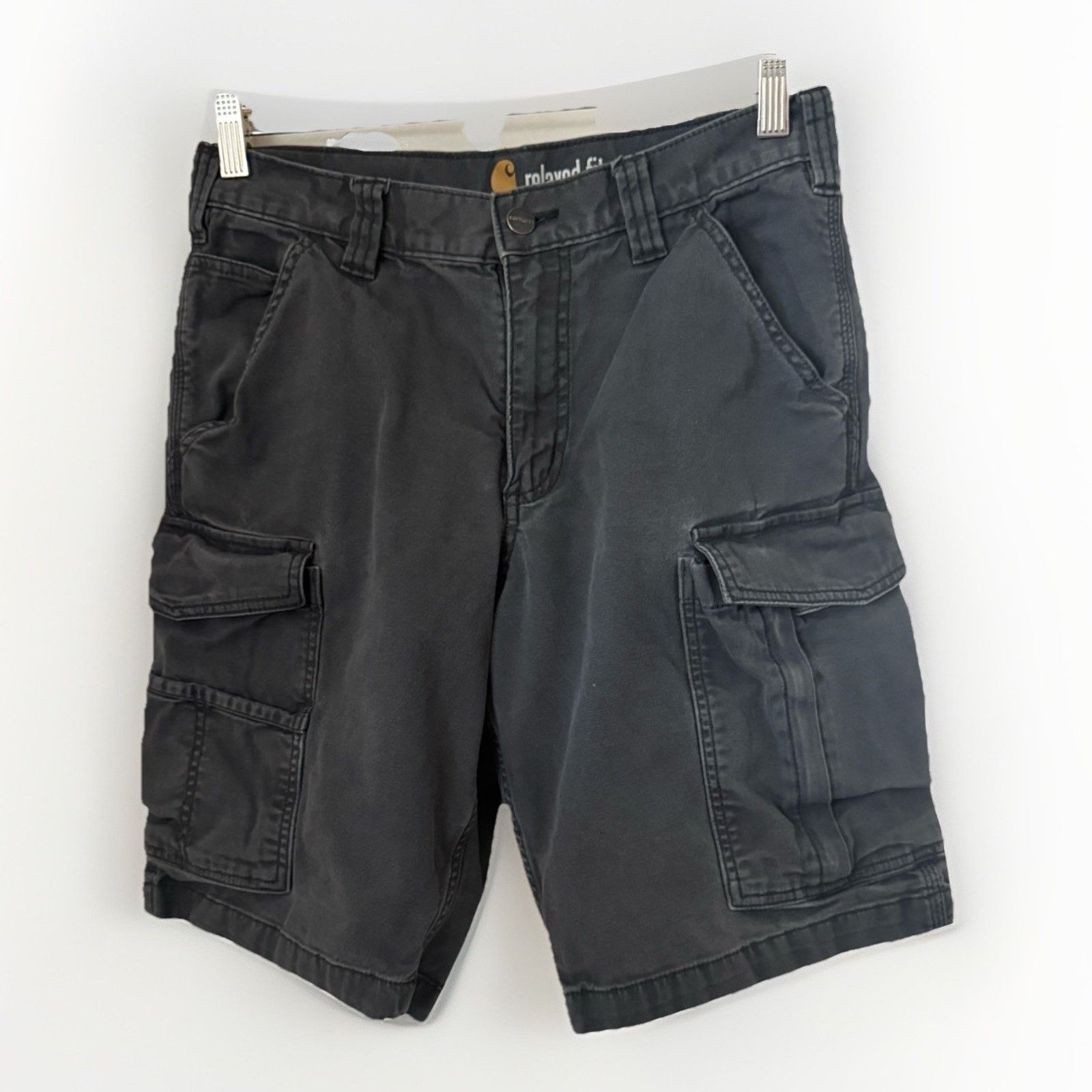 Carhartt Carhartt Cargo Relaxed Canvas Outdoors Work Hiking Shorts Size US 30 / EU 46 - 1 Thumbnail