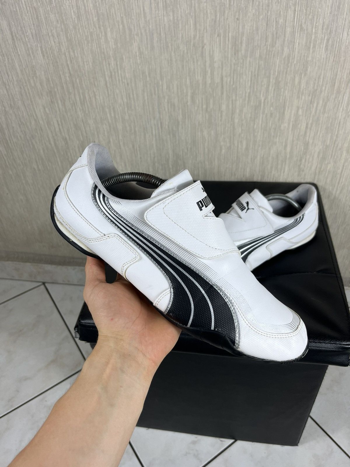 Puma Vintage Puma speed cat velcro y2k sneakers shoes retro logo Size US 11 / EU 44 - 1 Thumbnail