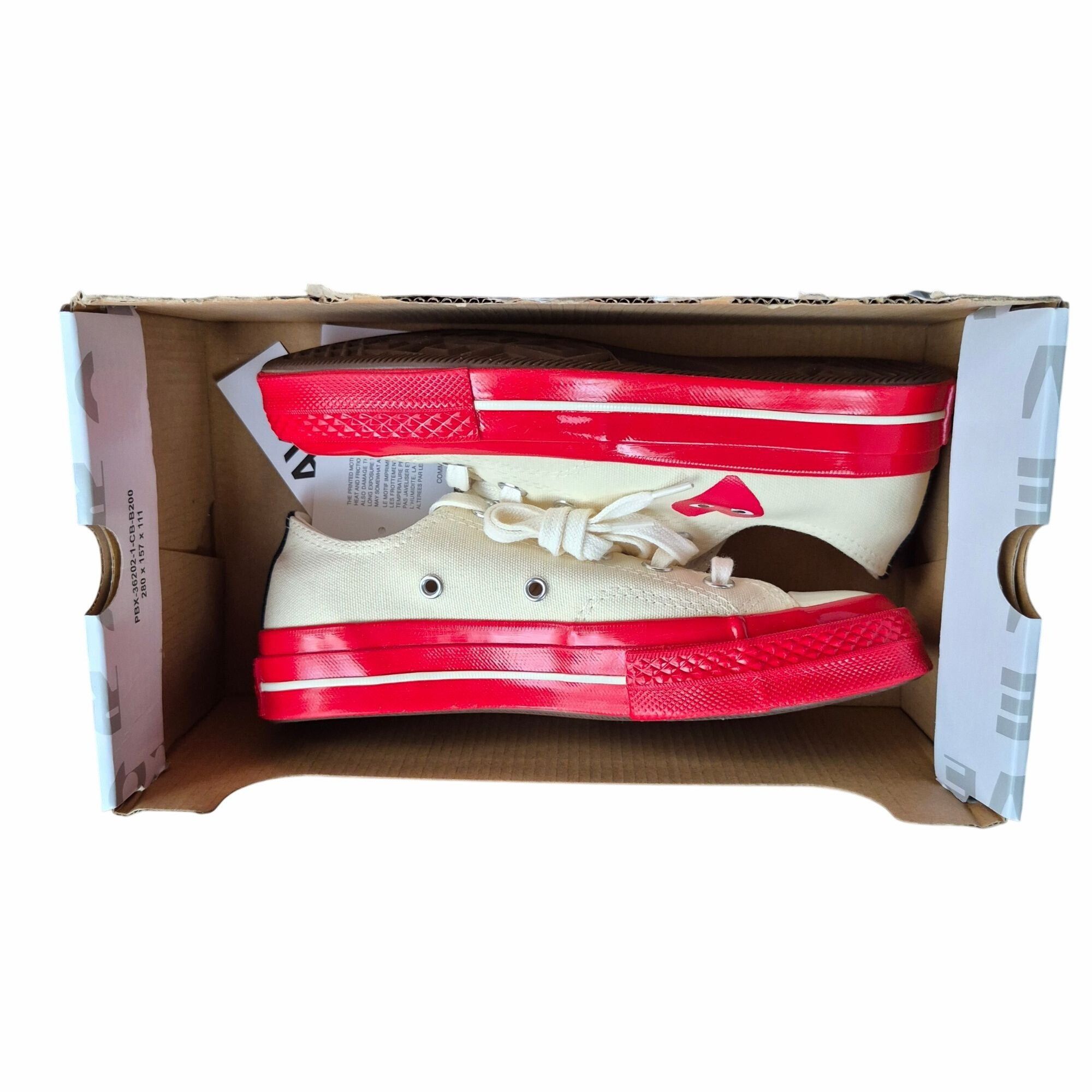 Converse ❤️CONVERSE Hearts Valentines Day Chuck Comme des Garcons Sz Size US 5 / IT 35 - 7 Thumbnail