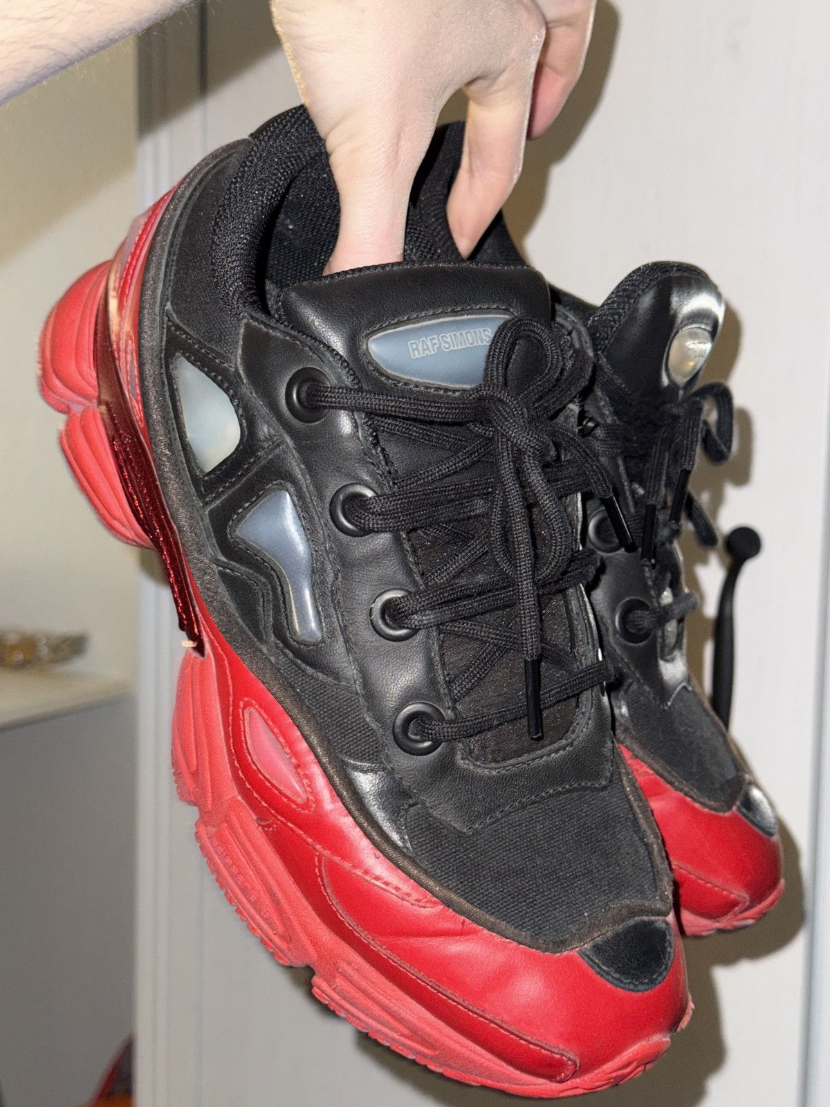 Raf Simons Adidas x Raf Simons Ozweego Skarlet red Size US 7 / EU 40 - 3 Thumbnail