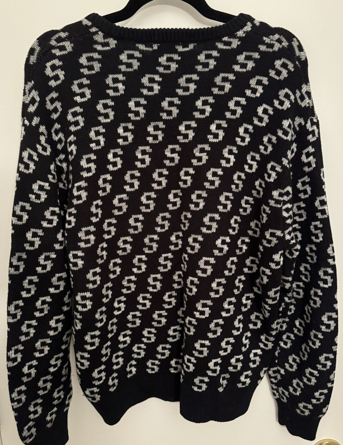 Supreme Supreme Black Repeat S Sweater Size US M / EU 48-50 / 2 - 4 Thumbnail