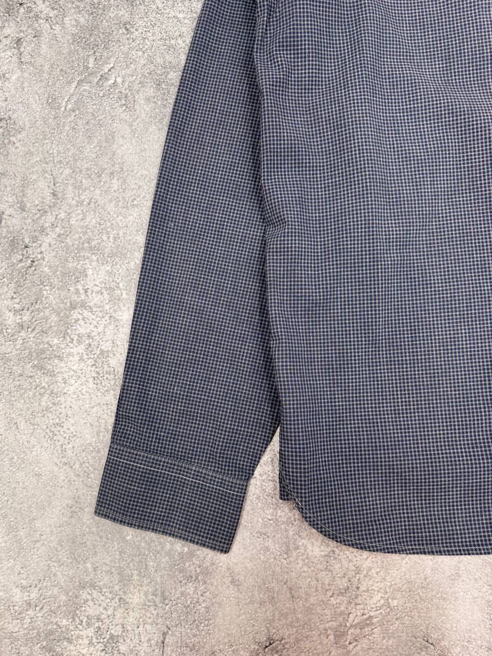 Fred Perry Fred Perry Men Shirt Check Grey/ Navy Size XL Size US XL / EU 56 / 4 - 4 Thumbnail