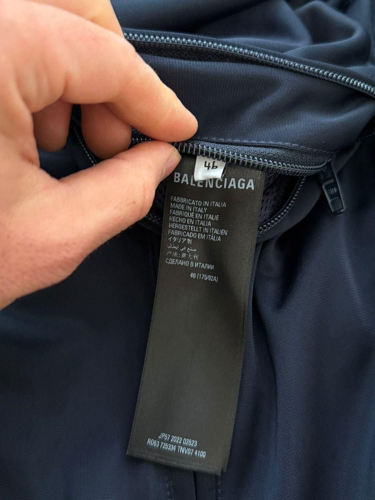 Balenciaga Sz46 Liquid Navy Minimal Tracksuit Size US S / EU 44-46 / 1 - 13 Thumbnail
