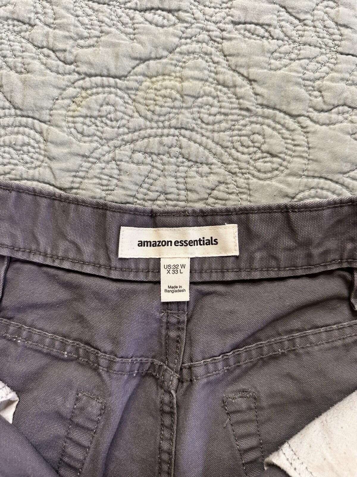 Other Amazon Essentials Men’s Grey 32X33 Carpenter Pants Size US 32 / EU 48 - 5 Thumbnail