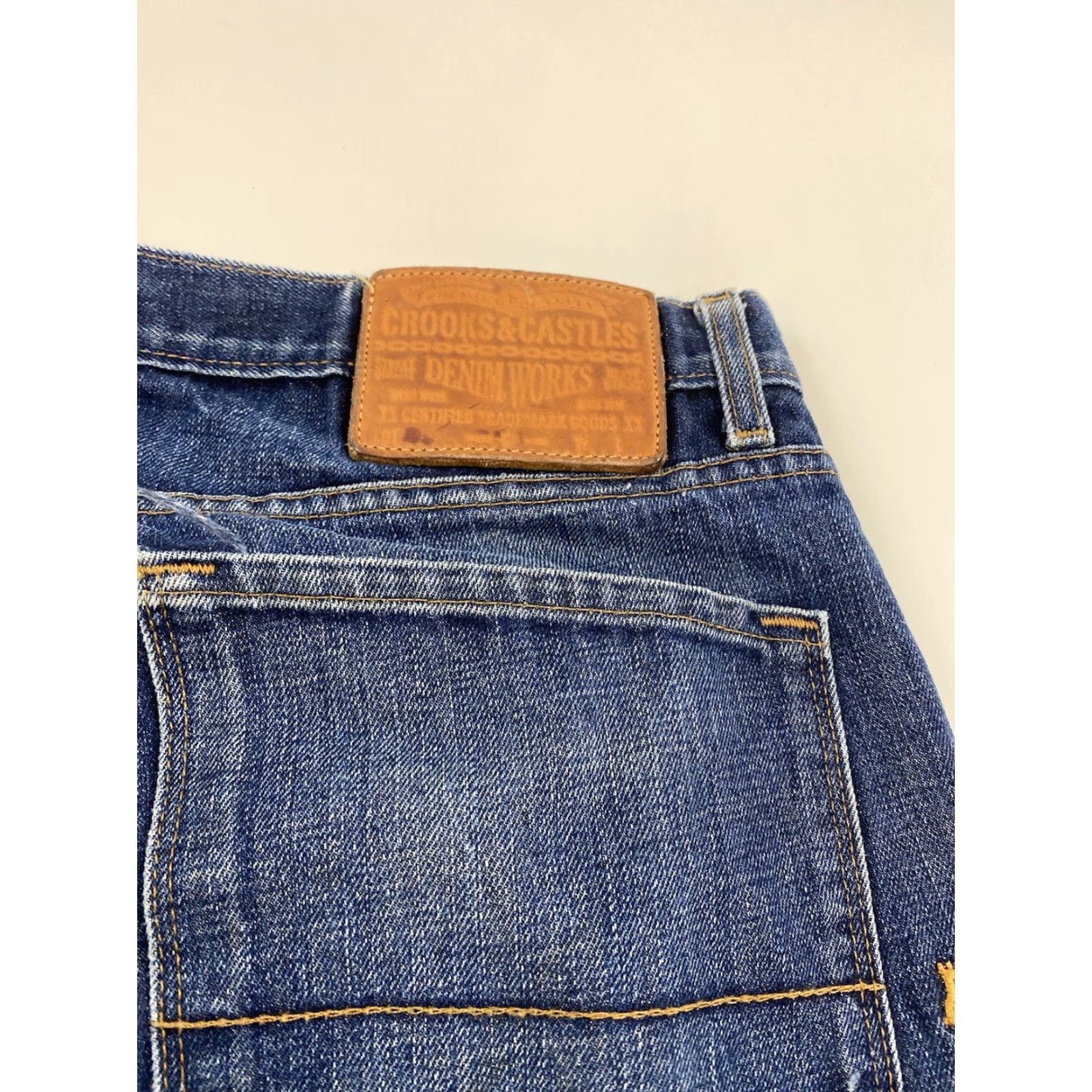 Crooks & Castles Crooks & Castles Jeans Mens 34 Blue 29in Inseam Straight Style Regular Size 34 Men Size US 34 / EU 50 - 6 Thumbnail