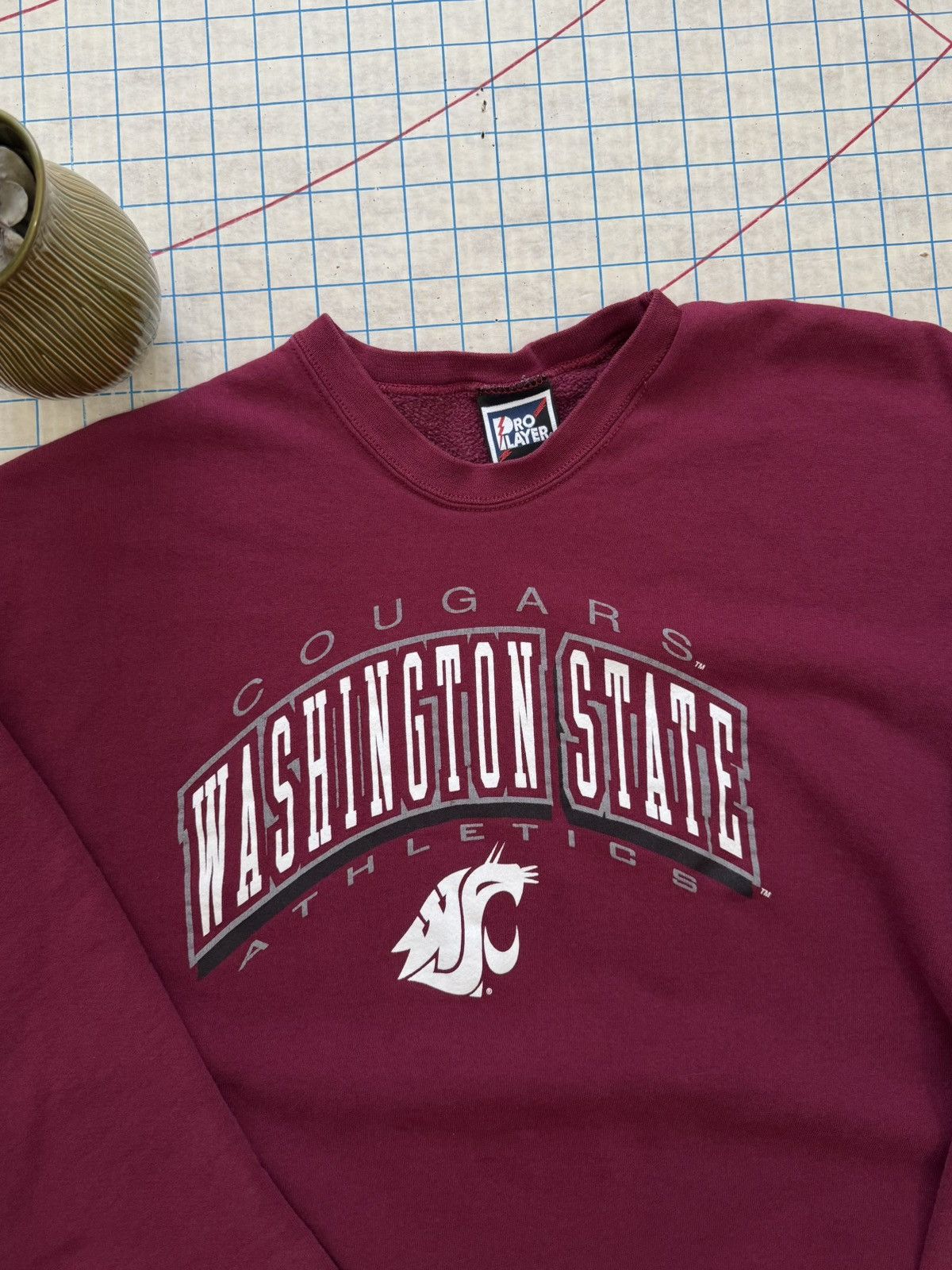 Pro Player Vintage Pro Player Washington State Cougars Athletics Crew Size US XXL / EU 58 / 5 - 8 Thumbnail