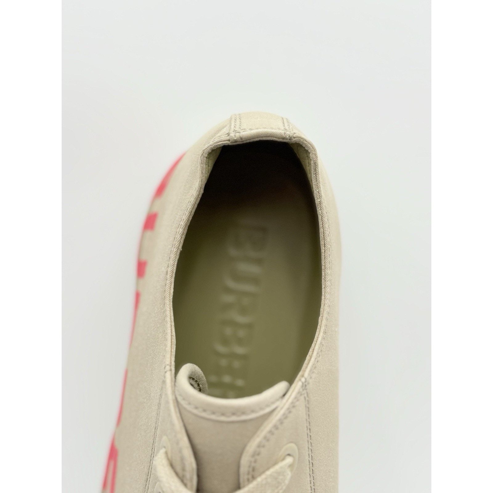 Burberry Burberry Gabardine Low Top ' Beige Red ' | SUPER CLEAN! Size US 11 / EU 44 - 6 Thumbnail