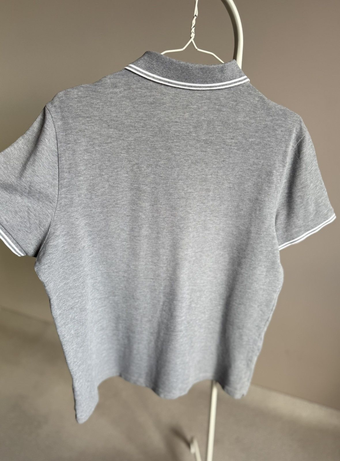 Moncler Moncler Manica Corta Polo T-shirt Grey Size US L / EU 52-54 / 3 - 8 Thumbnail