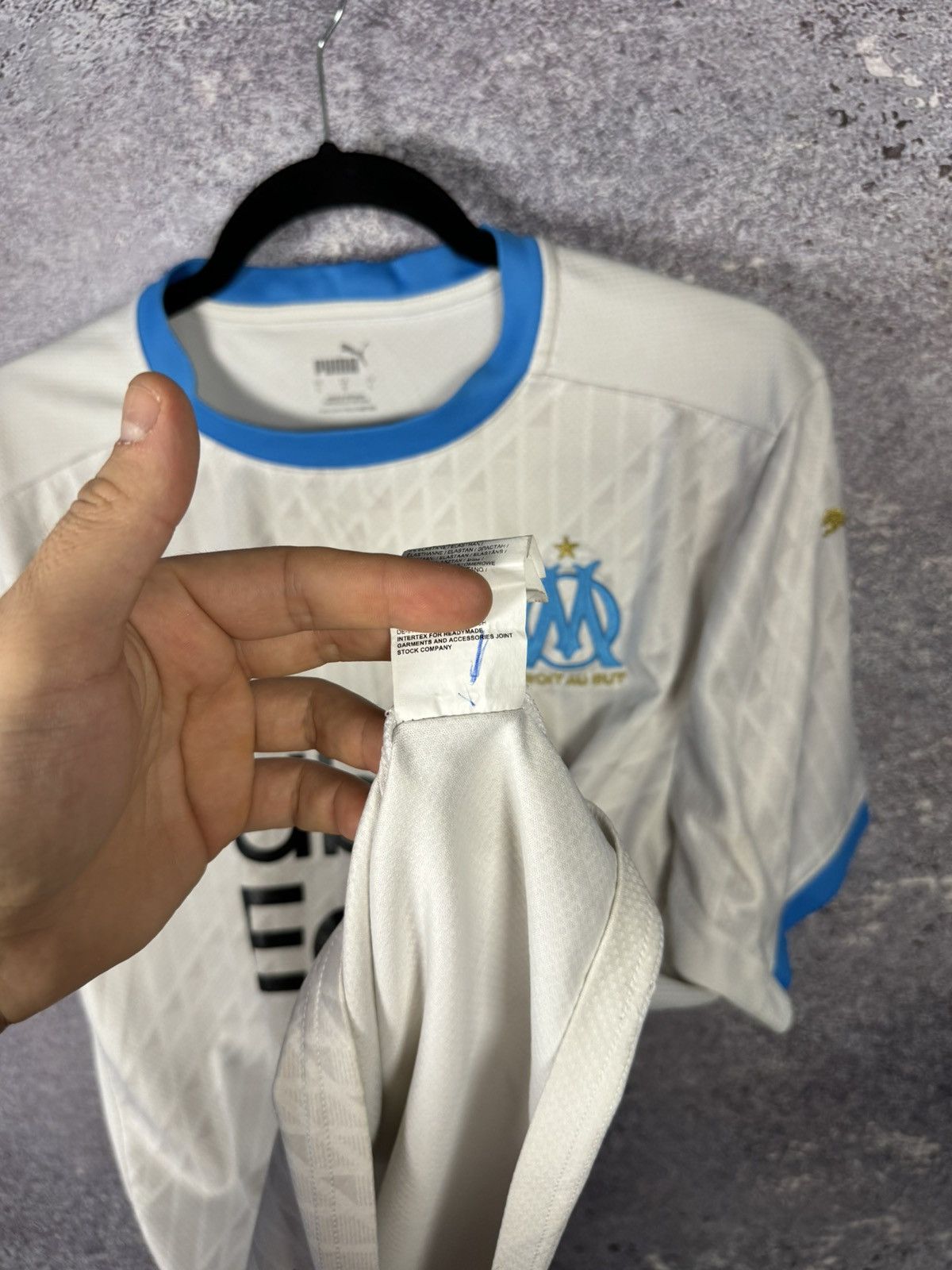 Puma × Vintage Vintage Olympique Marseille 2020/21 Puma Soccer Jersey Large Size US L / EU 52-54 / 3 - 9 Thumbnail