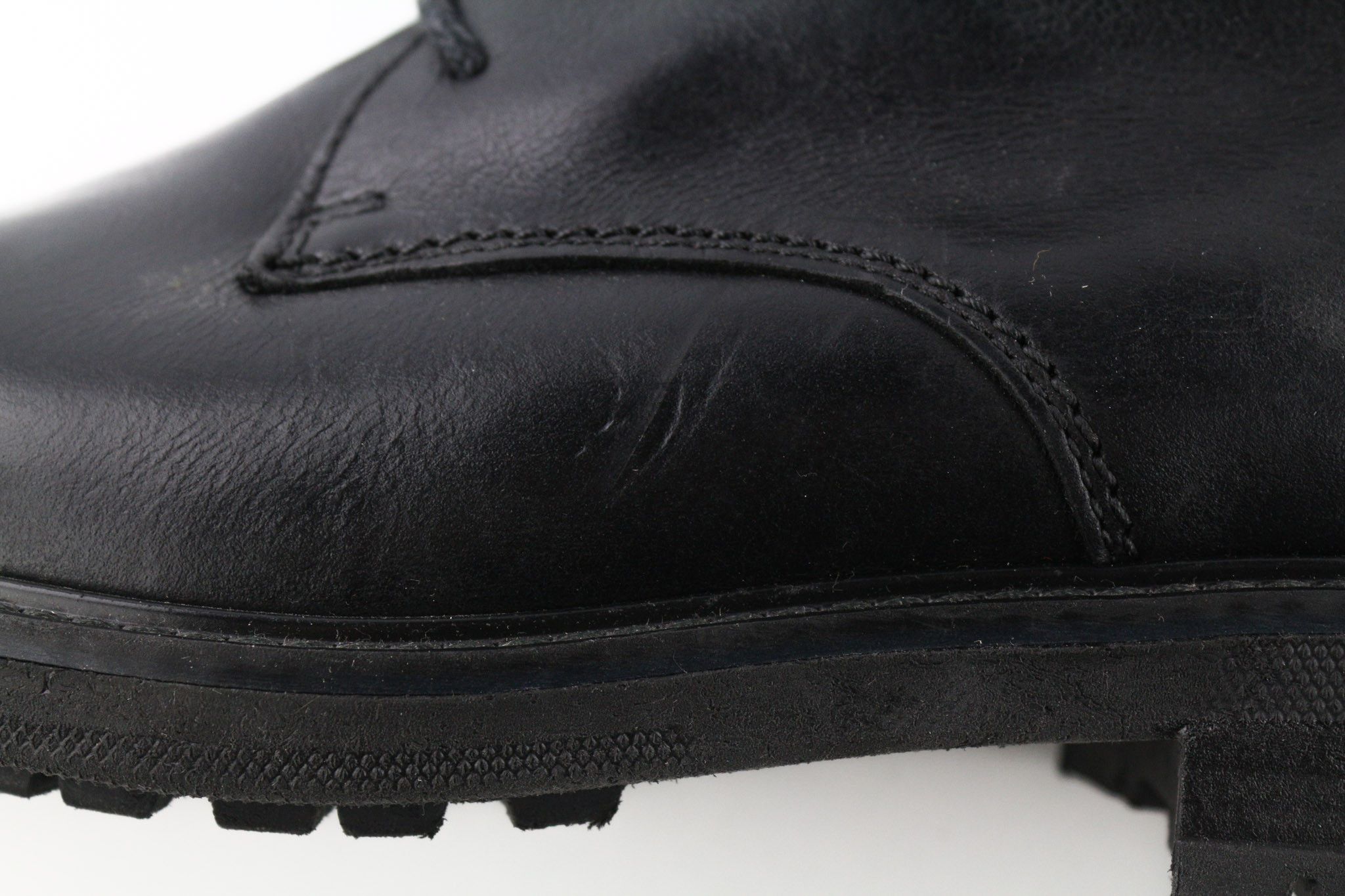 Timberland A2KCW UK8.5 Logo Leather Black High Top Boots 79907 Size US 9 / EU 42 - 11 Thumbnail
