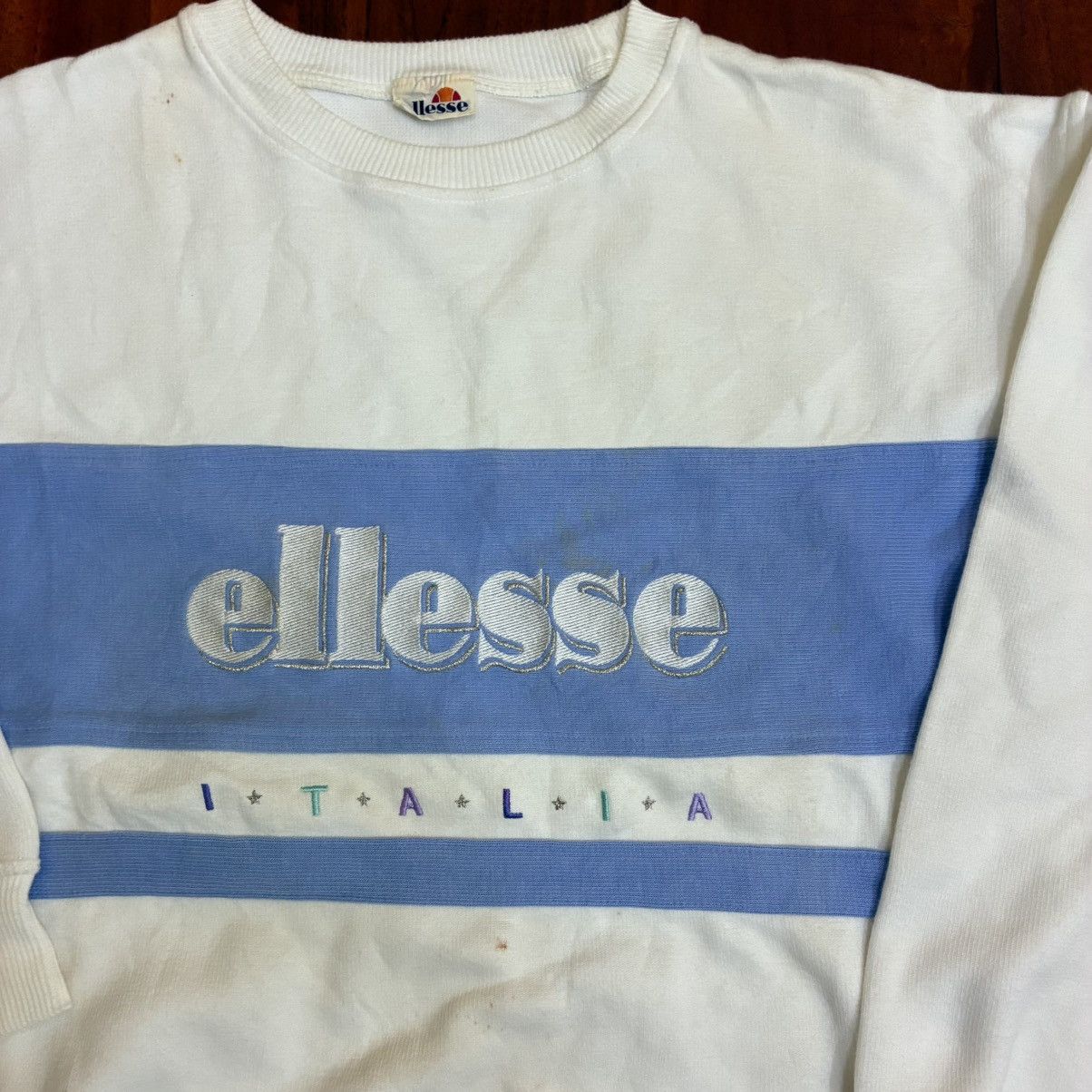 Ellesse Vintage Ellesse Spell out embroidery Sweatshirt Size US M / EU 48-50 / 2 - 2 Thumbnail