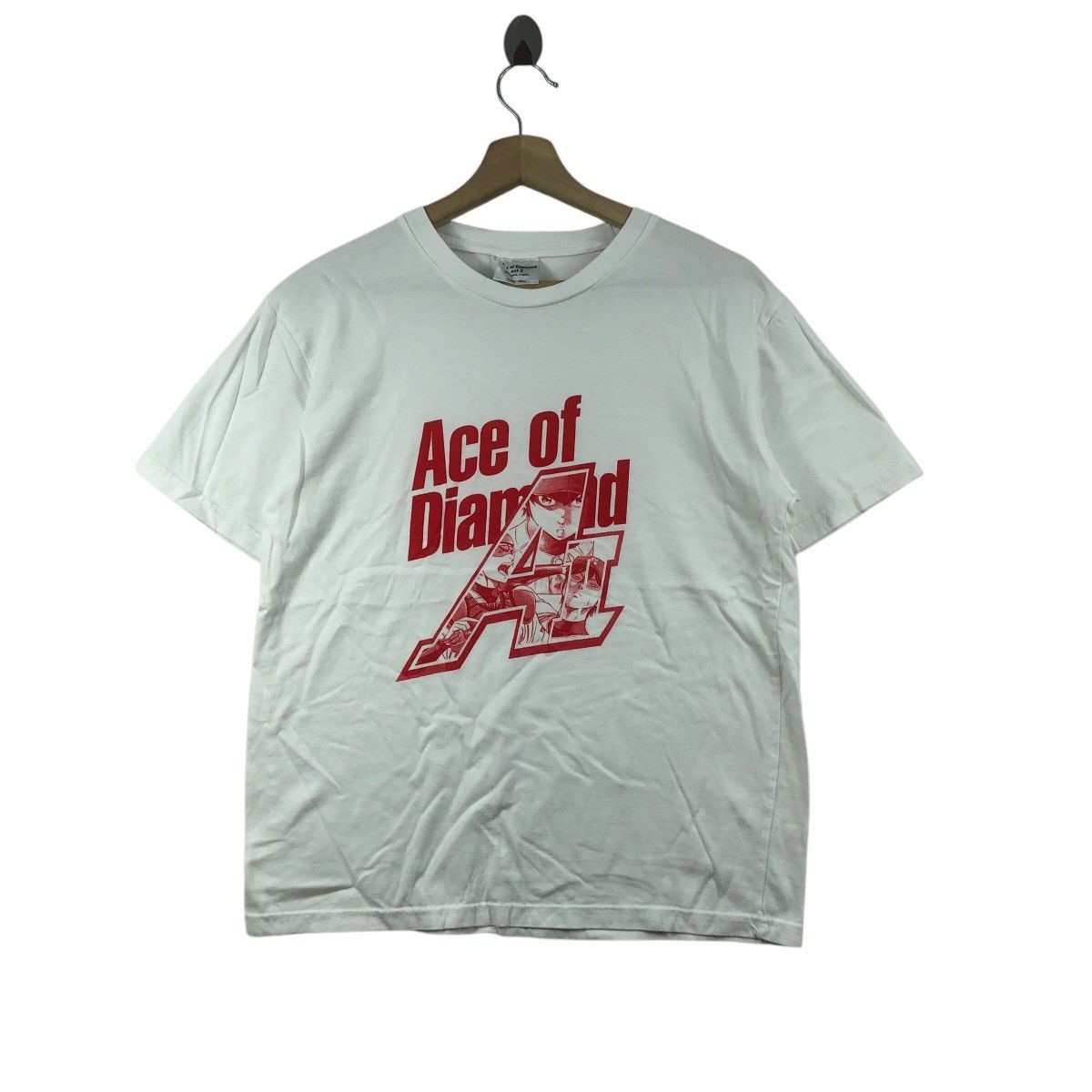 Vintage GU x ACE OF DIAMOND Act 2 Manga Anime Baseball Tee Shirt Size US S / EU 44-46 / 1 - 1 Thumbnail