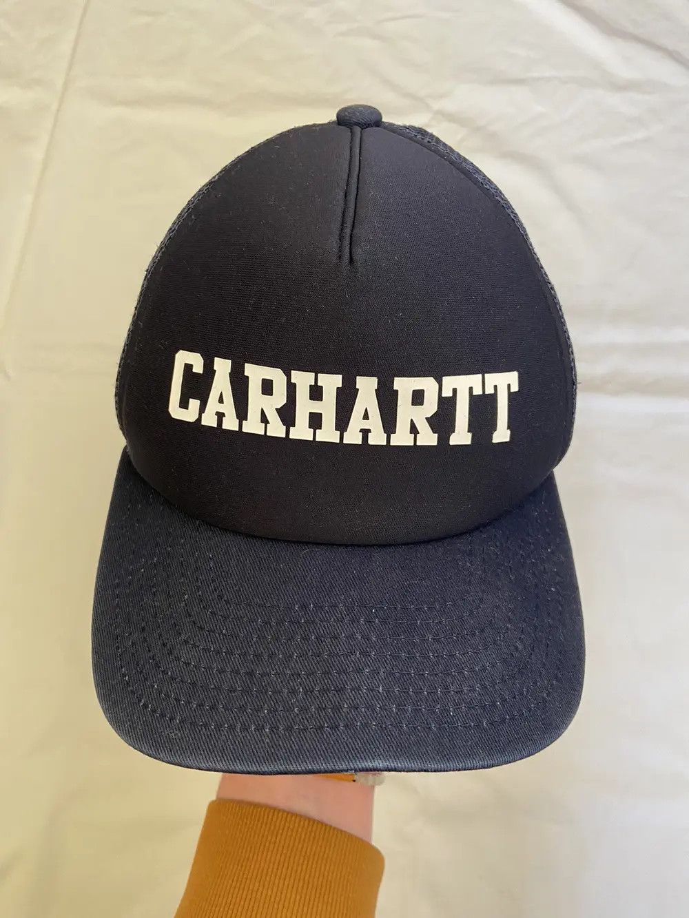 Carhartt VINTAGE CARHARTT CAP TRUCKER DAD HAT BIG LOGO Y2K FADED SKAT Size ONE SIZE - 9 Thumbnail