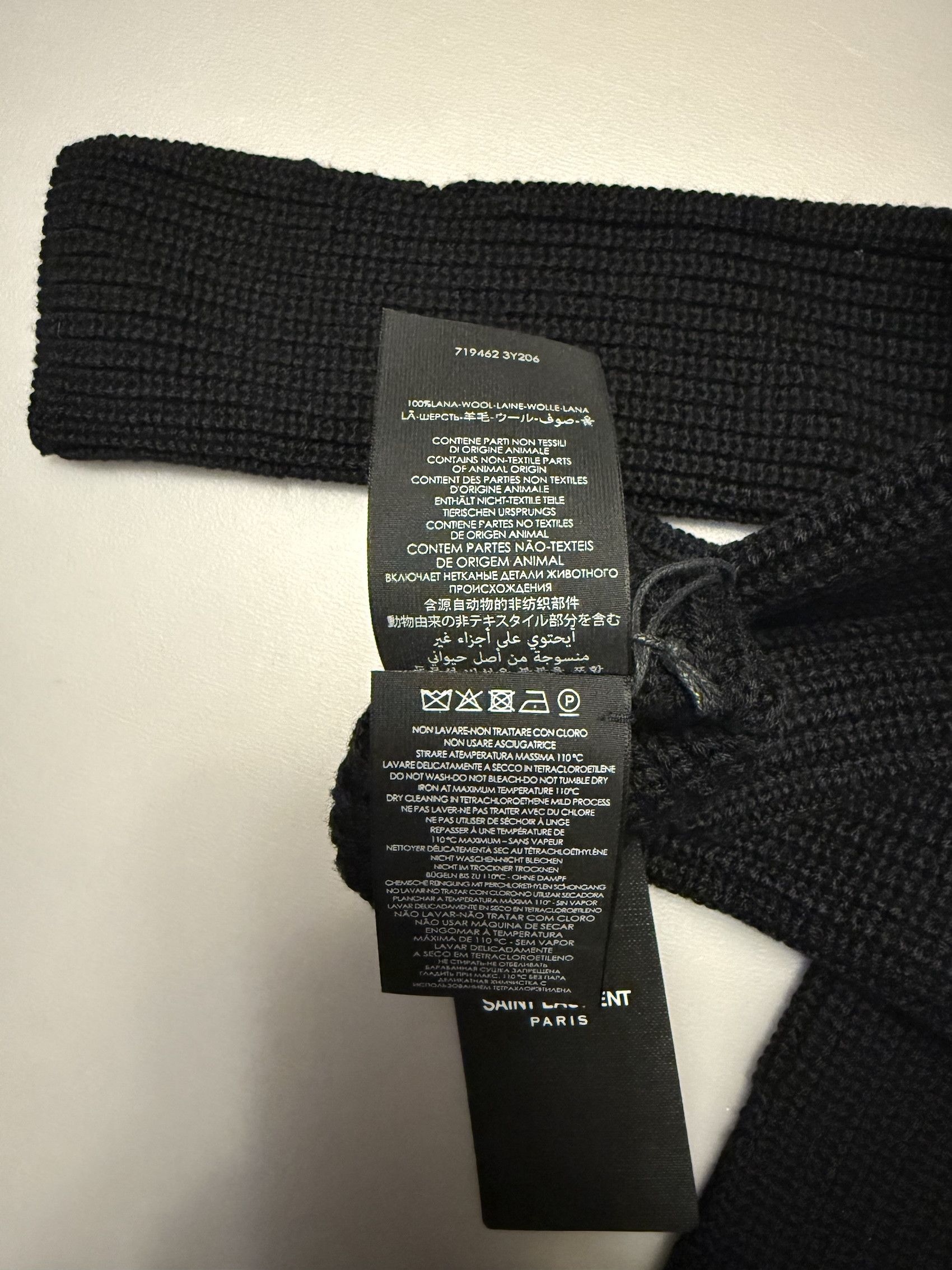 Saint Laurent Paris FW'22 Mittens Long Fingerless Size ONE SIZE - 3 Thumbnail