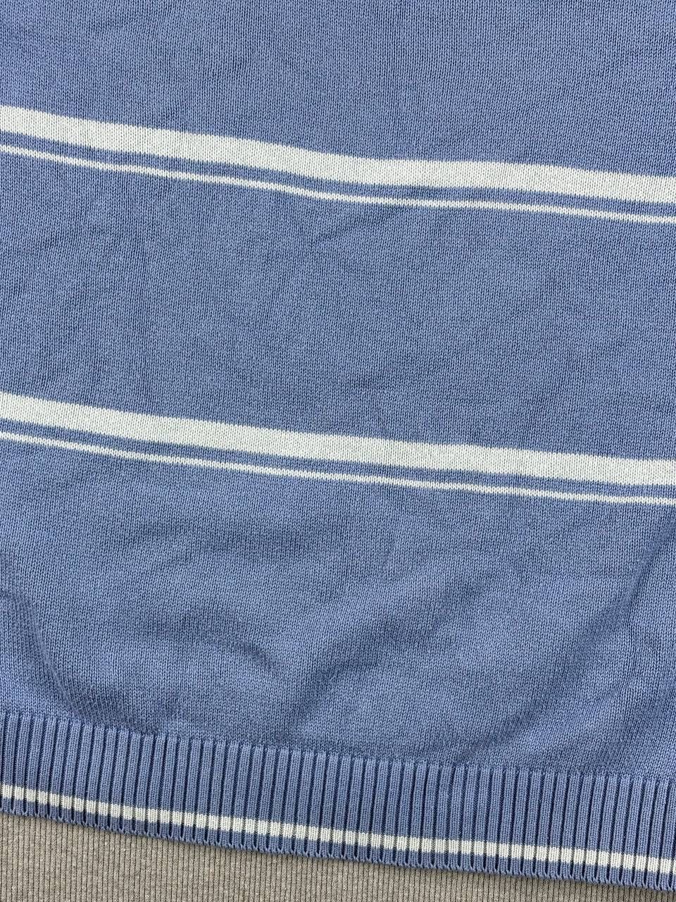 Lacoste Lacoste vintage knit sweater blue/white mini logo Size US L / EU 52-54 / 3 - 8 Thumbnail