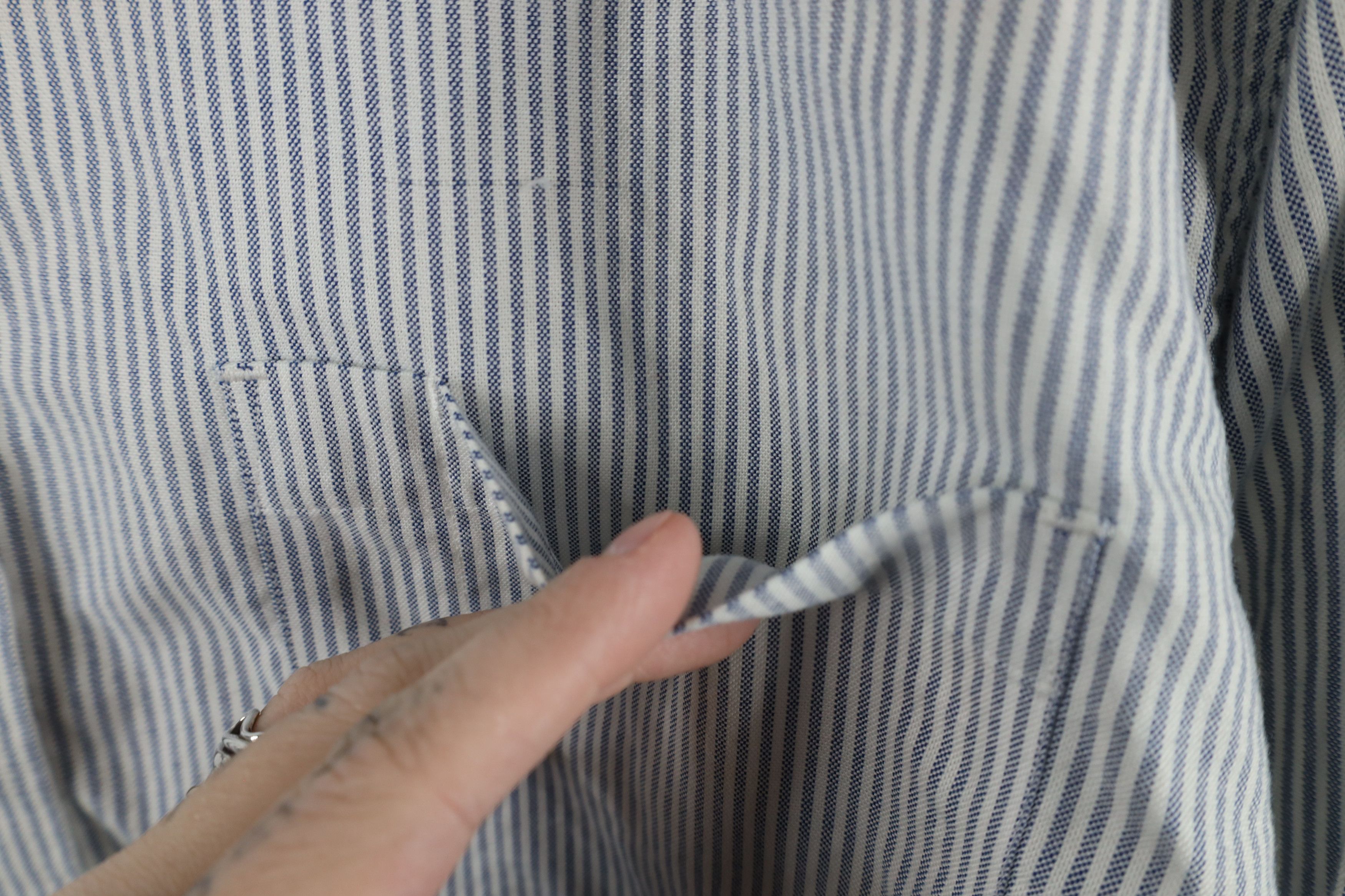Duluth Trading Company × Vintage Duluth Trading Co Striped Oxford Collared Button Shirt Size US XL / EU 56 / 4 - 7 Thumbnail