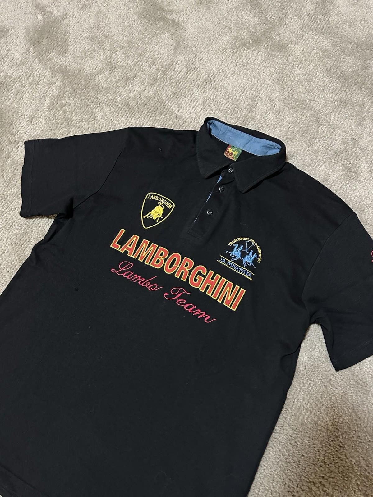 La Martina La Martina Lamborghini Polo Shirt Chief Keef Style Sz XXL Size US XXL / EU 58 / 5 - 2 Thumbnail