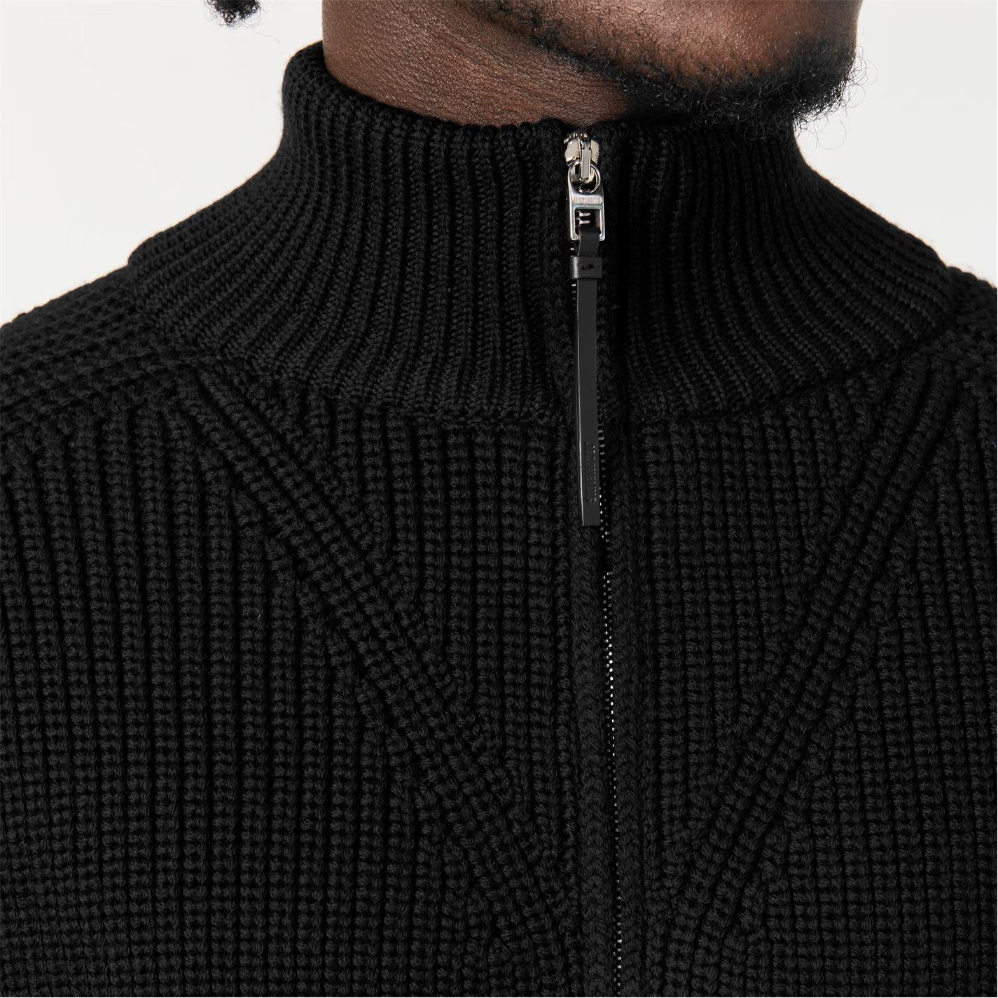 Jacquemus o1g2r1mq0426 Contemporary Crew Neck Jumper in Black Size US L / EU 52-54 / 3 - 4 Thumbnail