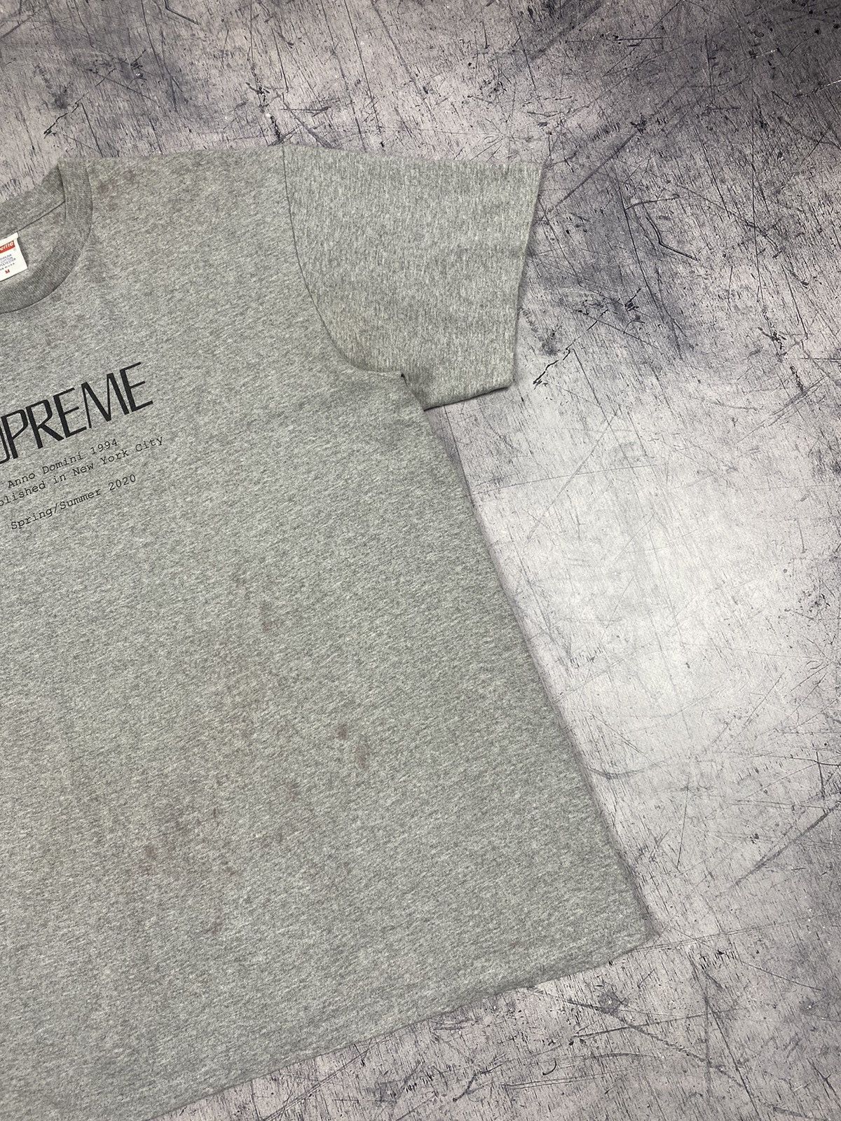 Supreme Supreme Anno domini 1994 SS 2020 New York Tee Size US M / EU 48-50 / 2 - 4 Thumbnail
