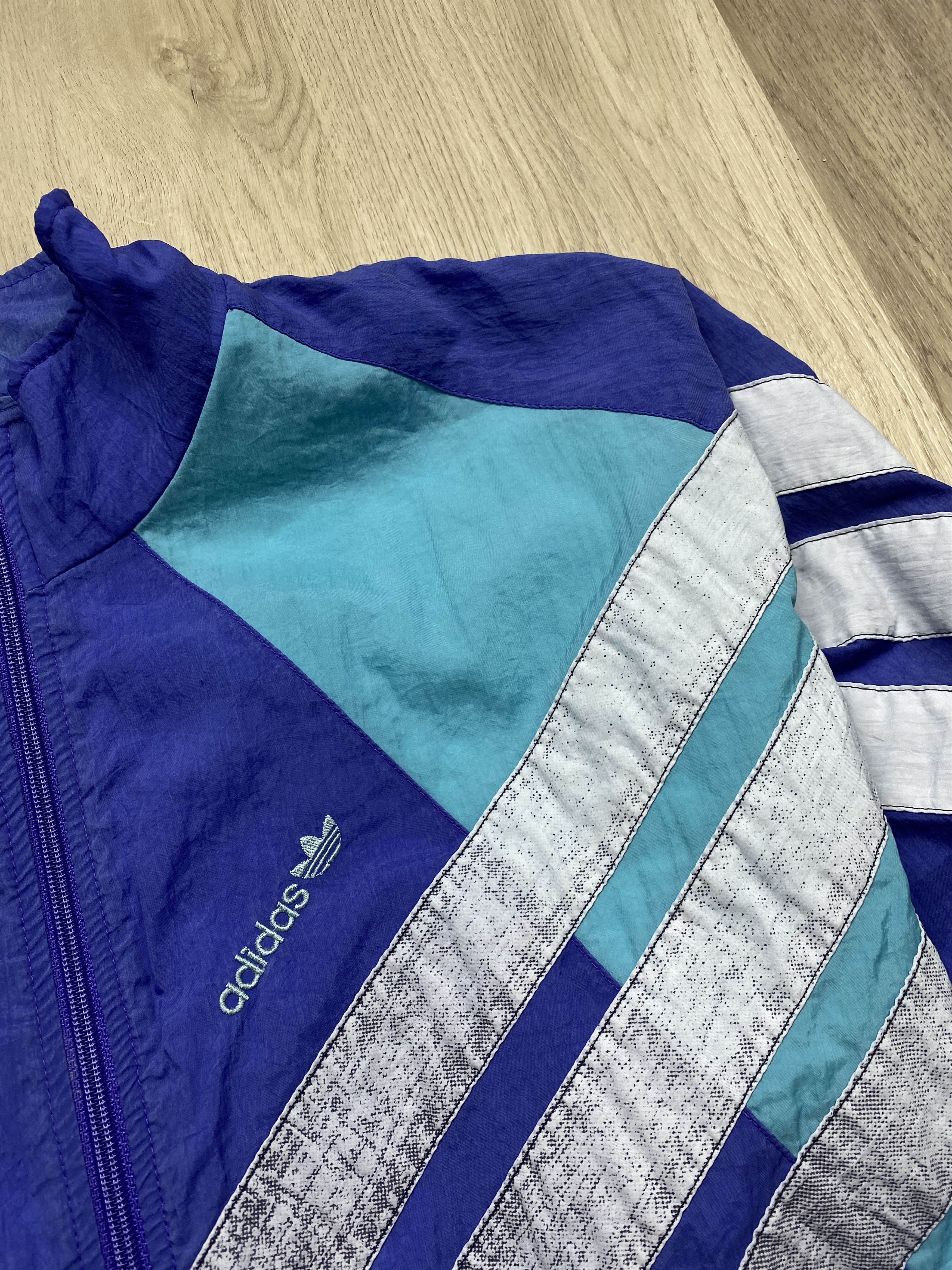Adidas Adidas Vintage Mens Nylon Track Suit Jacket +Pants Gorpcore Size US 32 / EU 48 - 4 Thumbnail