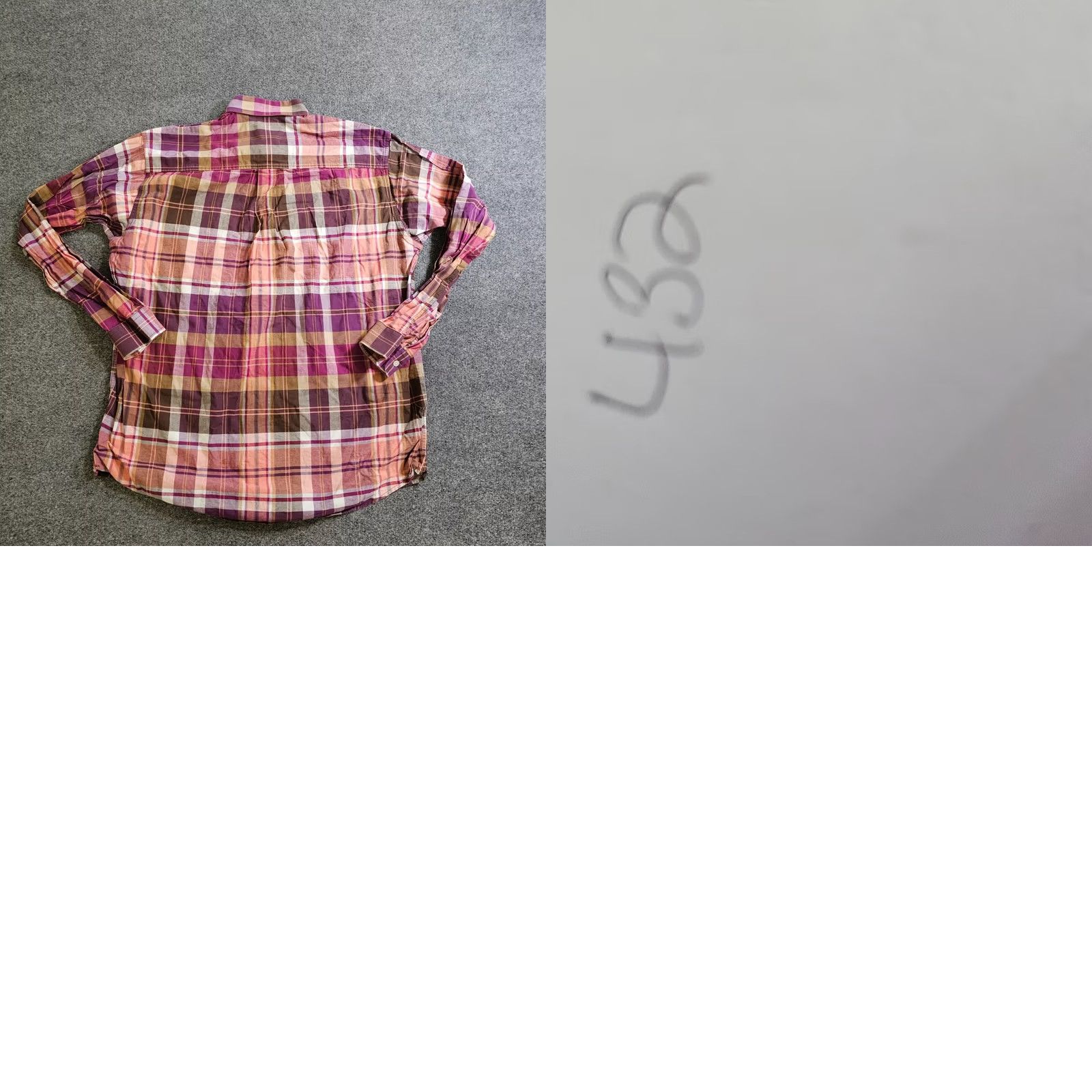 Pinko Cinch Shirt Mens Size Medium Pink Purple Plaid Button Long Sleeve Casual Western Size US M / EU 48-50 / 2 - 8 Thumbnail
