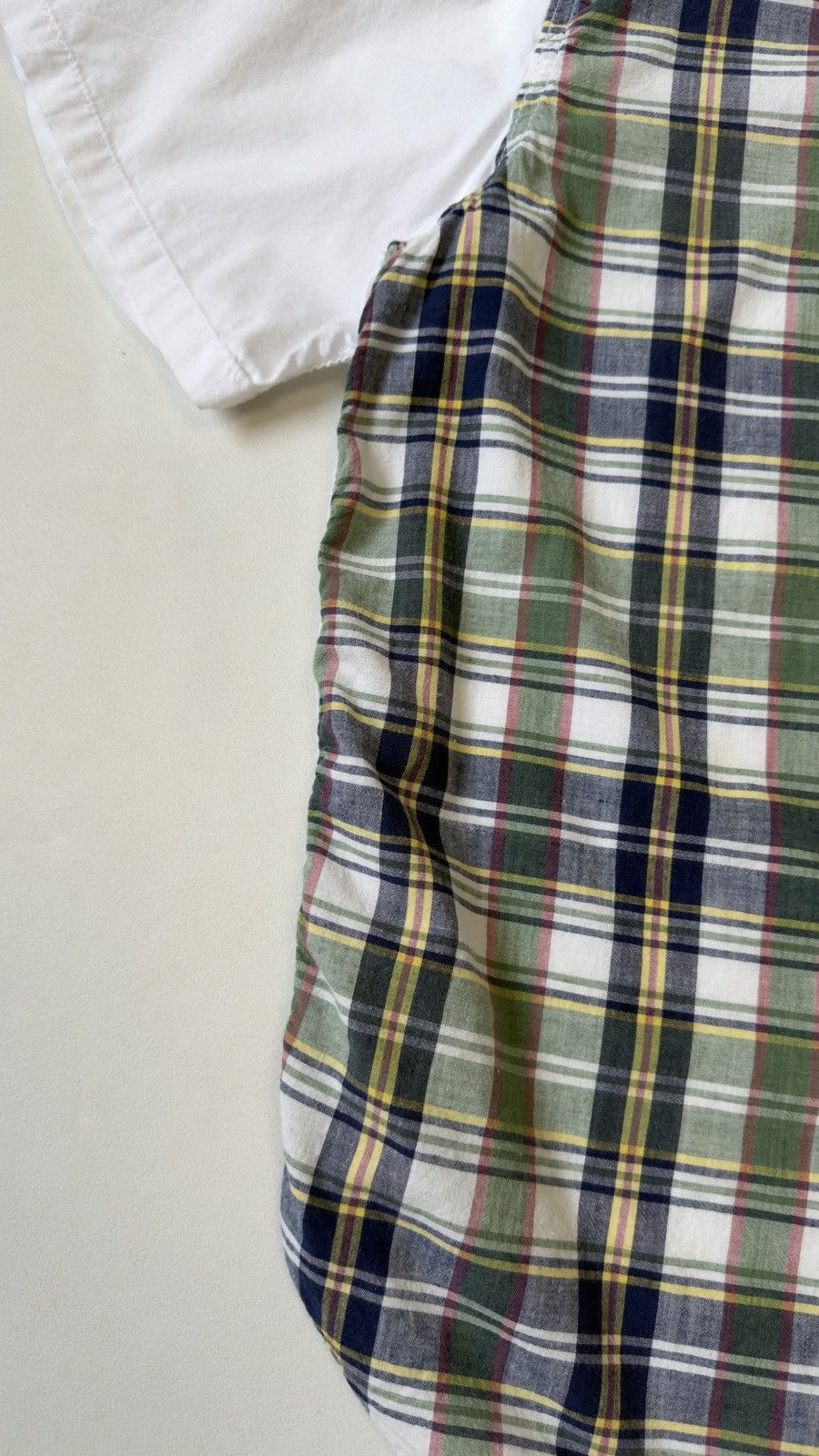 Comme des Garcons S/S 05 Madras Check Front Panel Shirt Size US M / EU 48-50 / 2 - 6 Thumbnail